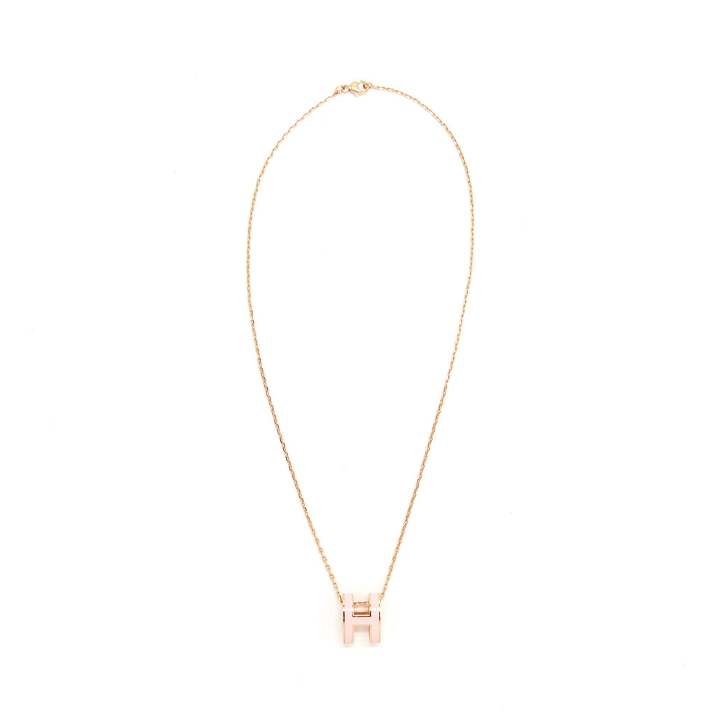 HERMES POP H PENDANT PINK WITH RGHW