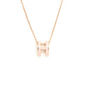 HERMES POP H PENDANT PINK WITH RGHW