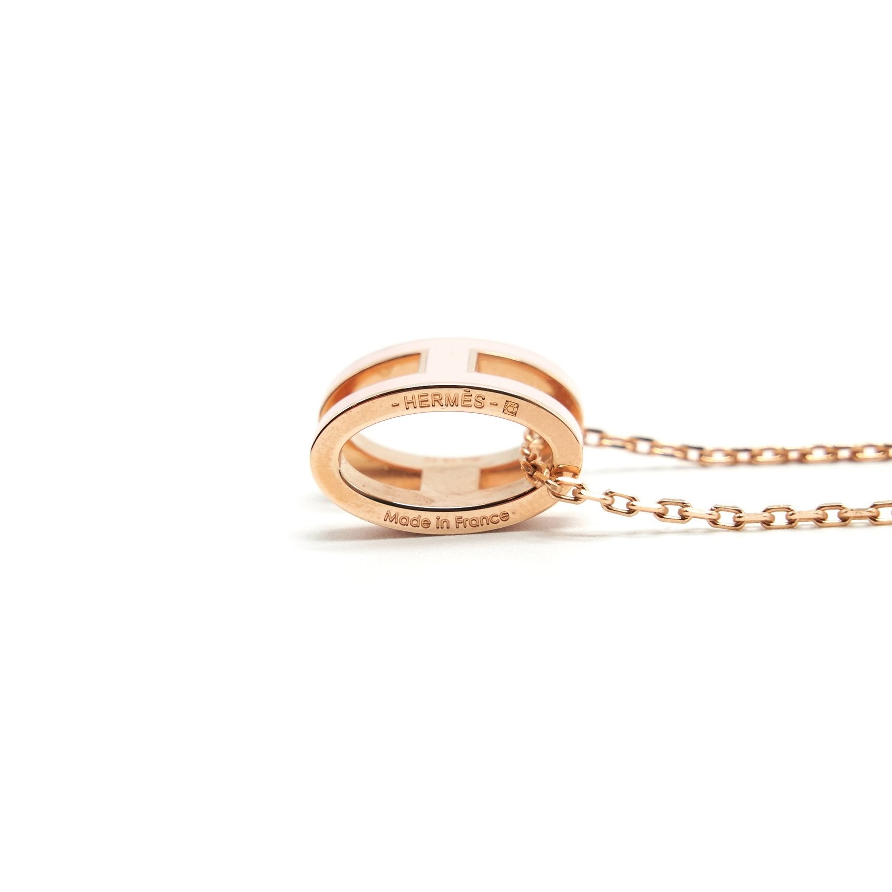 HERMES POP H PENDANT ROSE DRAGEE RGHW