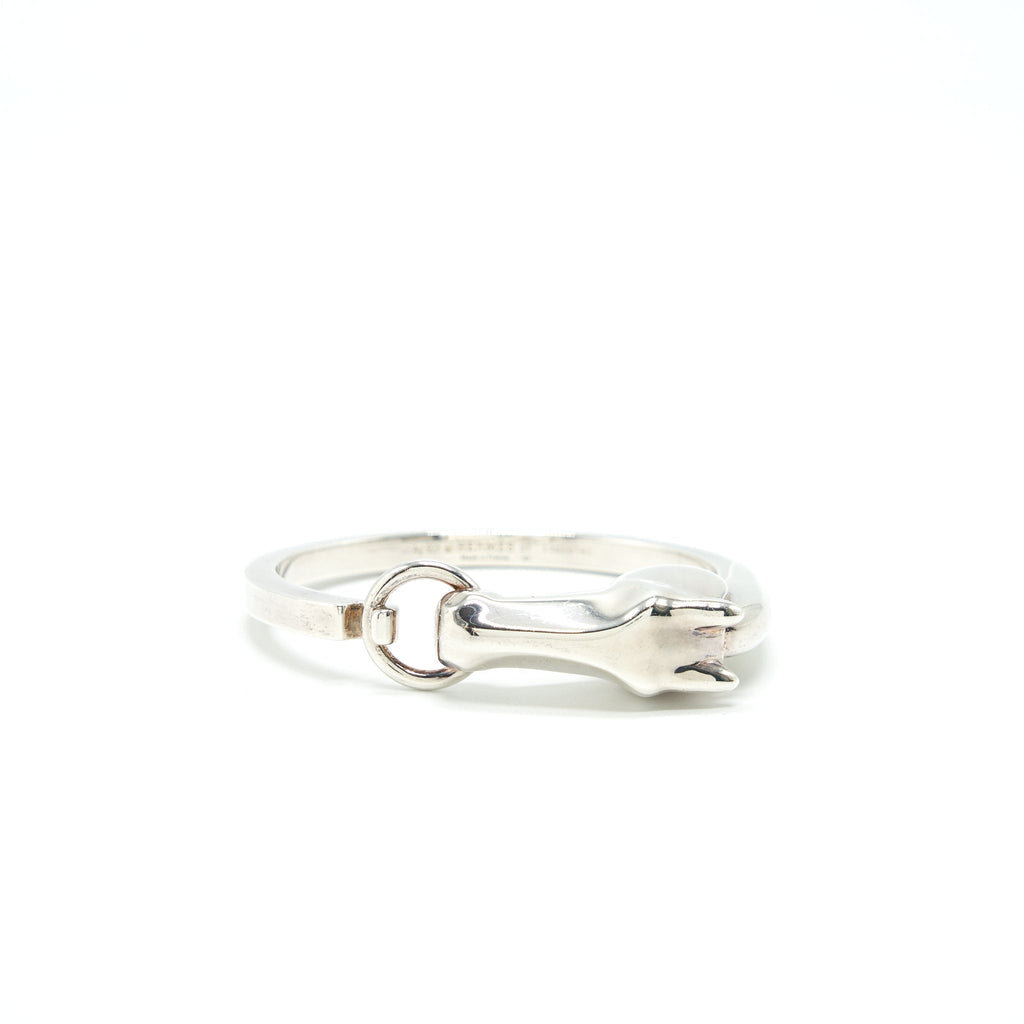 HERMES GALOP HERMES BRACELET STERLING SILVER, SMALL MODE