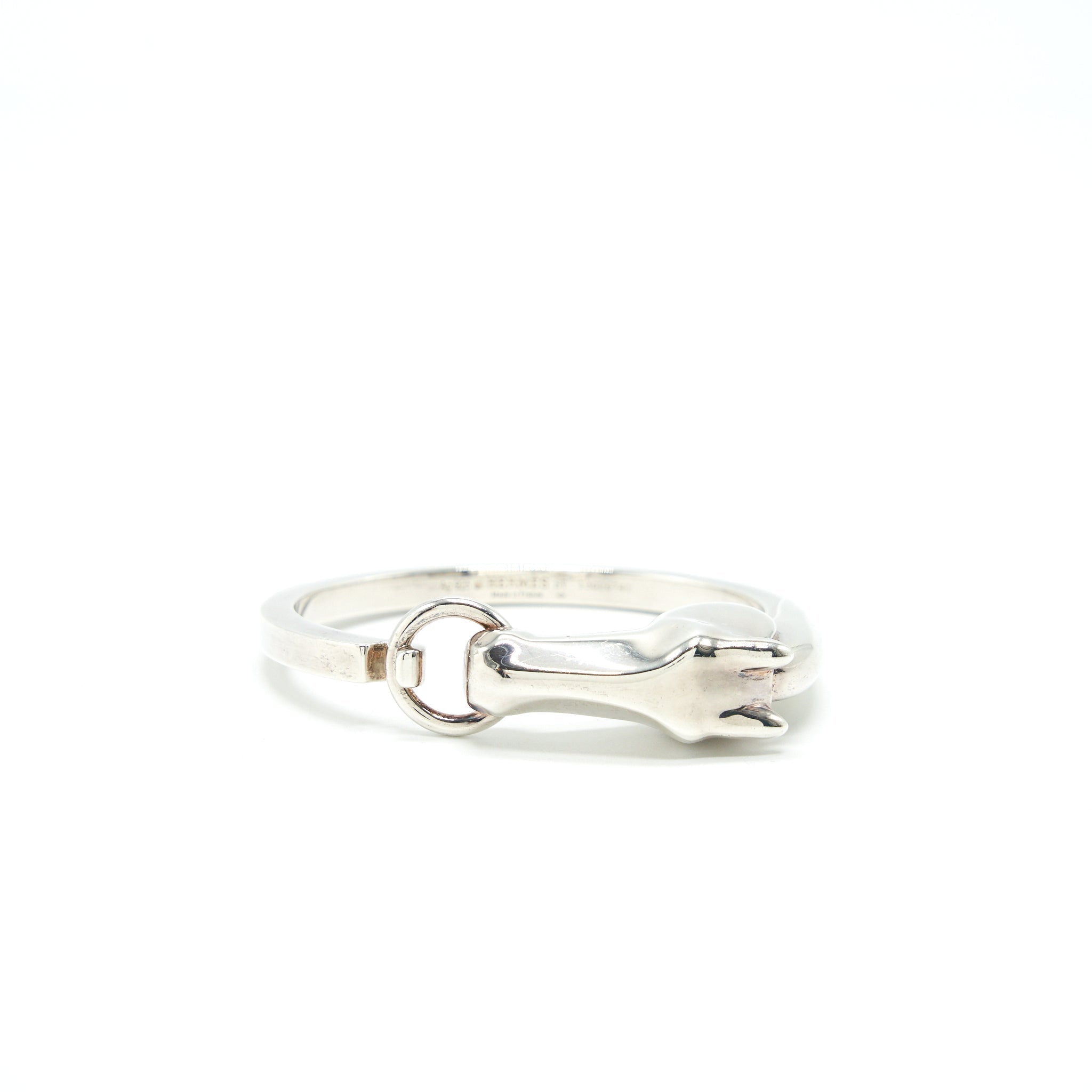 HERMES GALOP HERMES BRACELET STERLING SILVER, SMALL MODE