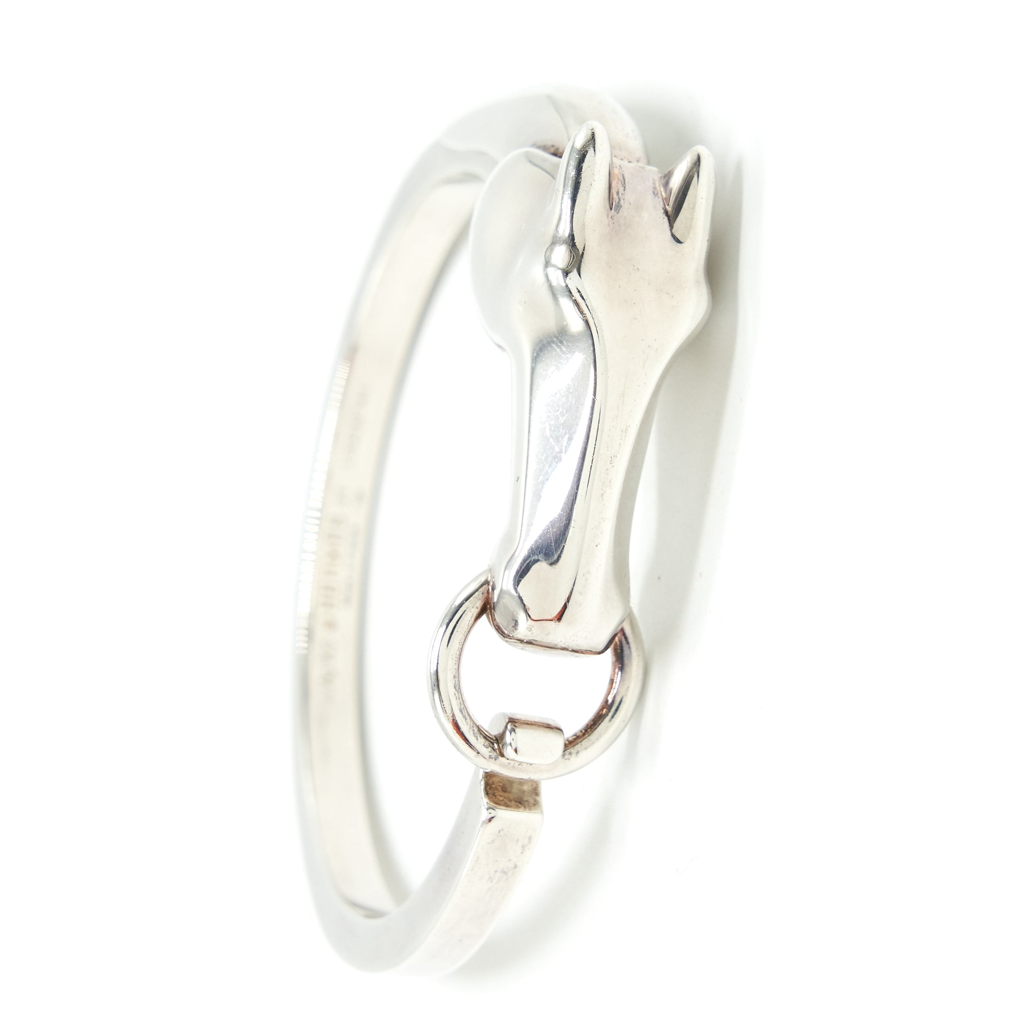HERMES GALOP HERMES BRACELET STERLING SILVER, SMALL MODE