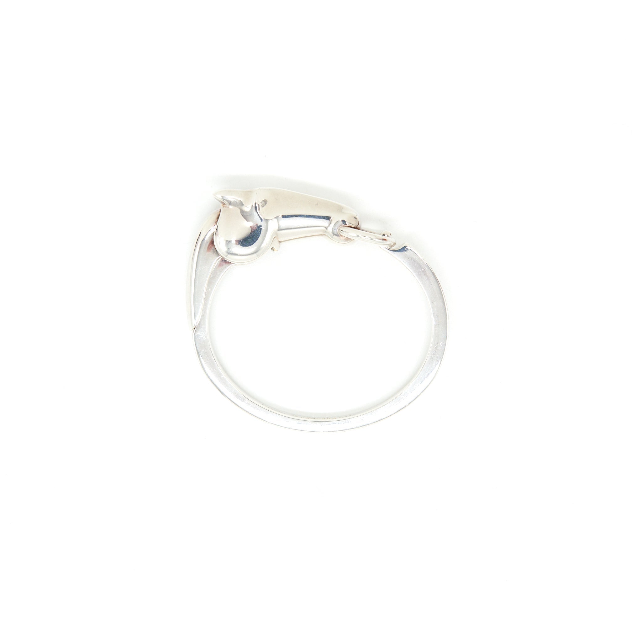 HERMES GALOP HERMES BRACELET STERLING SILVER, SMALL MODE