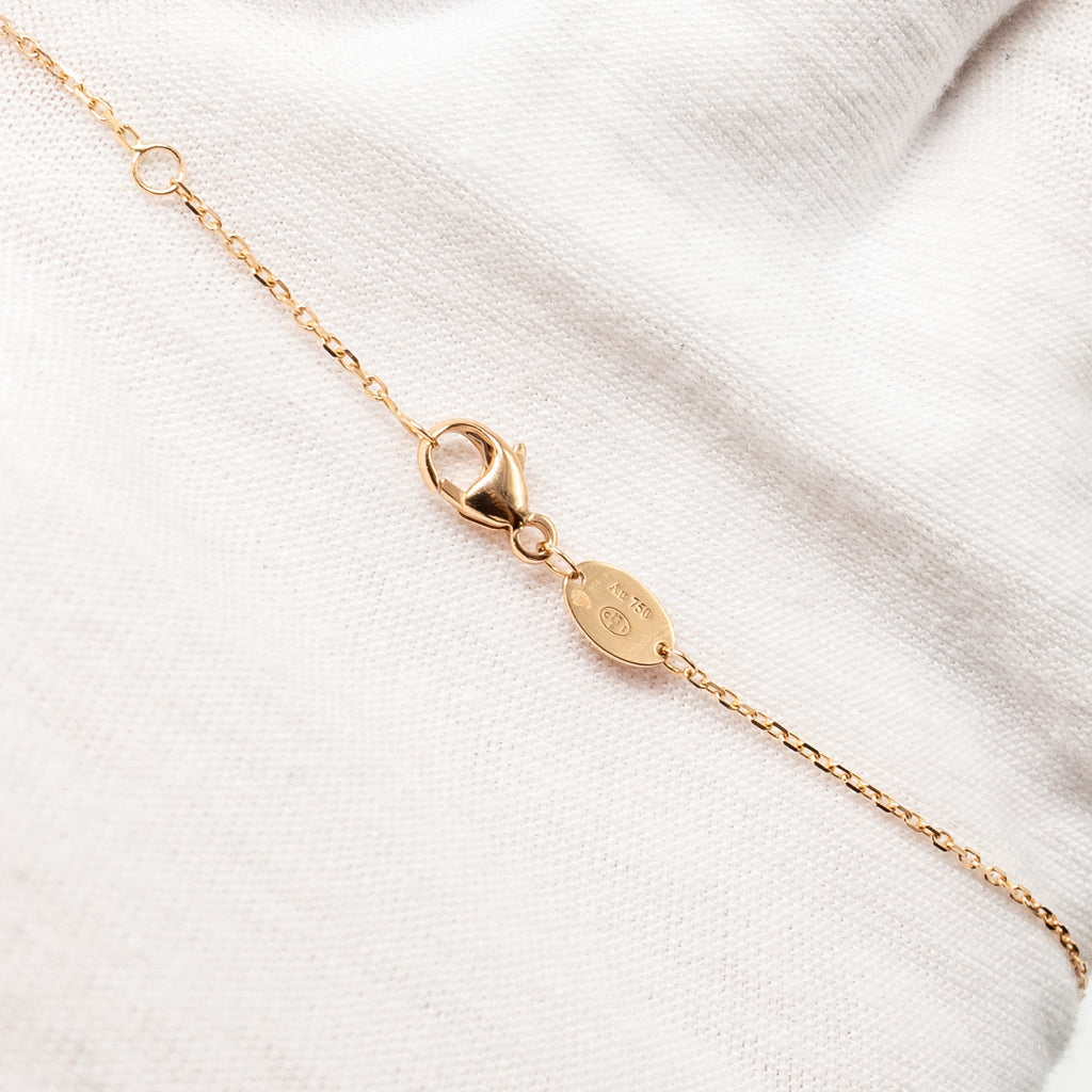 CHAUMET JEUX DE LIENS PENDANT ROSE GOLD / MOTHER OF PEARL / DIAMOND