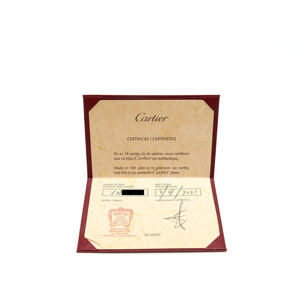 CARTIER LOVE RING PINK GOLD