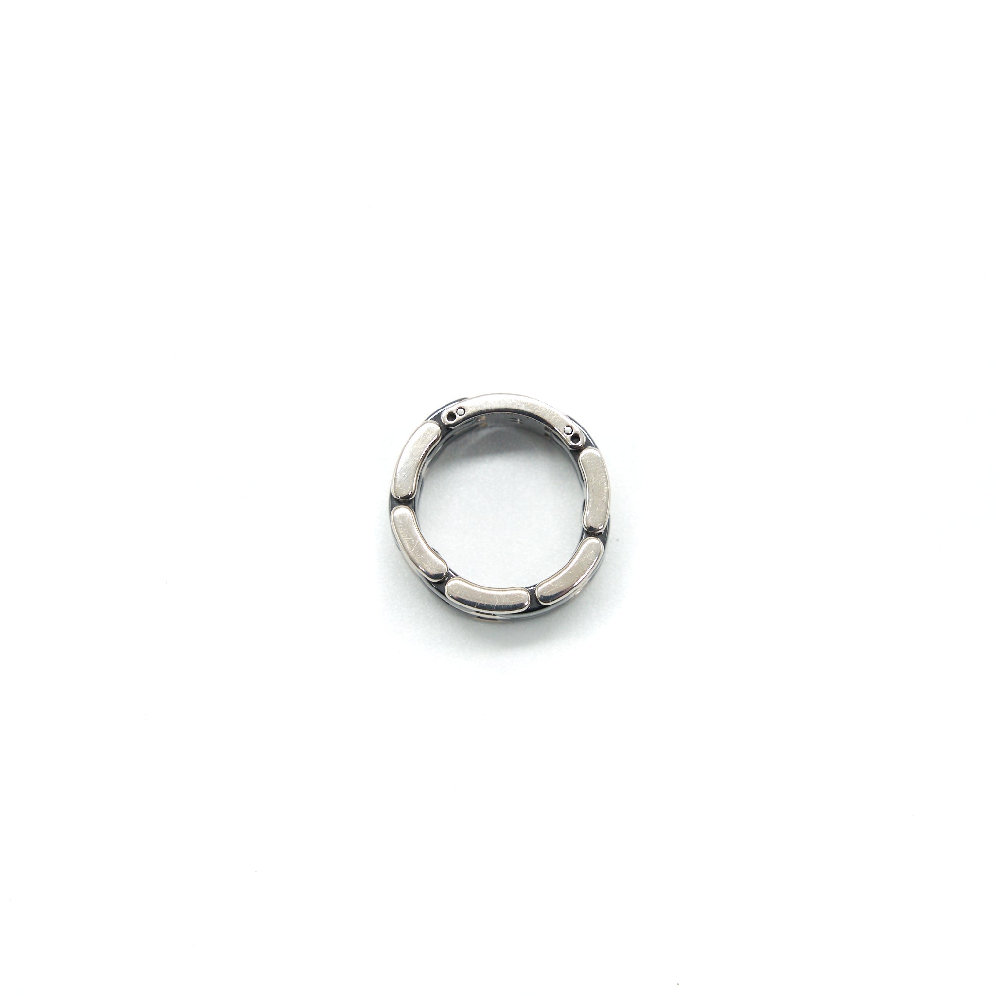 CHANEL ULTRA RING LARGE VERSION 18K WHITE GOLD, BLACK CERAMIC