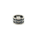 CHANEL ULTRA RING LARGE VERSION 18K WHITE GOLD, BLACK CERAMIC