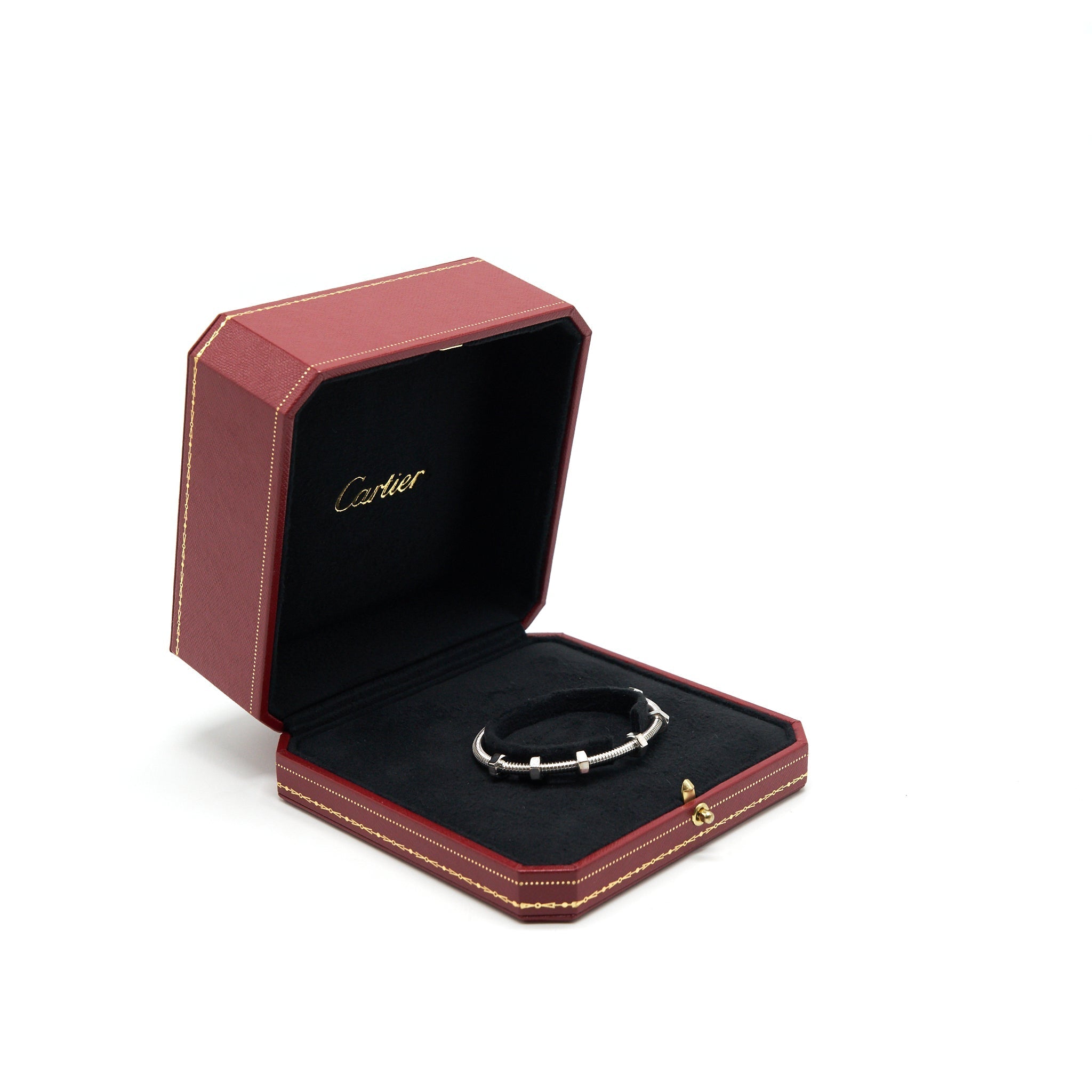 CARTIER ECROU DE CARTIER BRACELET WHITE GOLD
