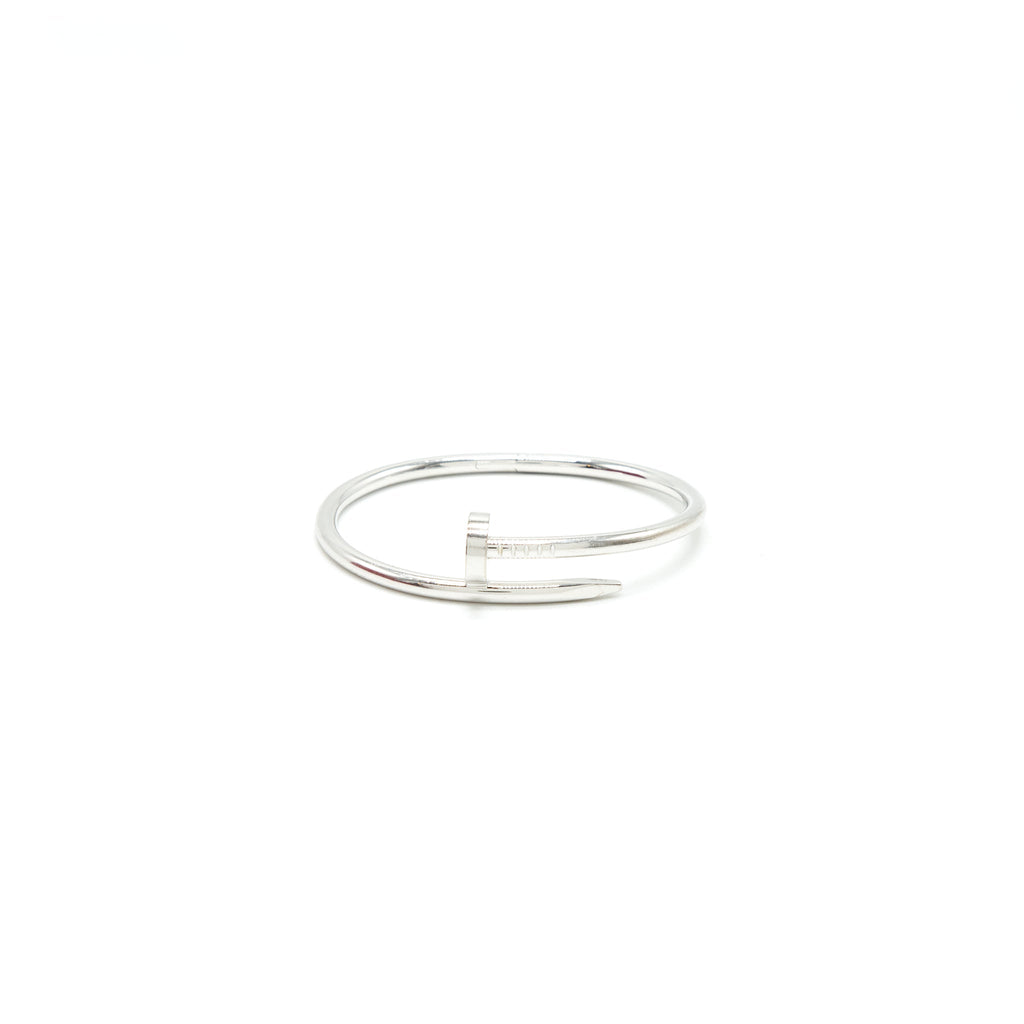 CARTIER JUSTE UN CLOU BRACELET WHITE GOLD
