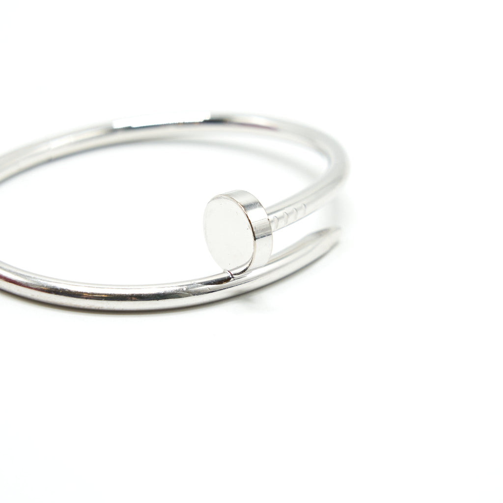 CARTIER JUSTE UN CLOU BRACELET WHITE GOLD