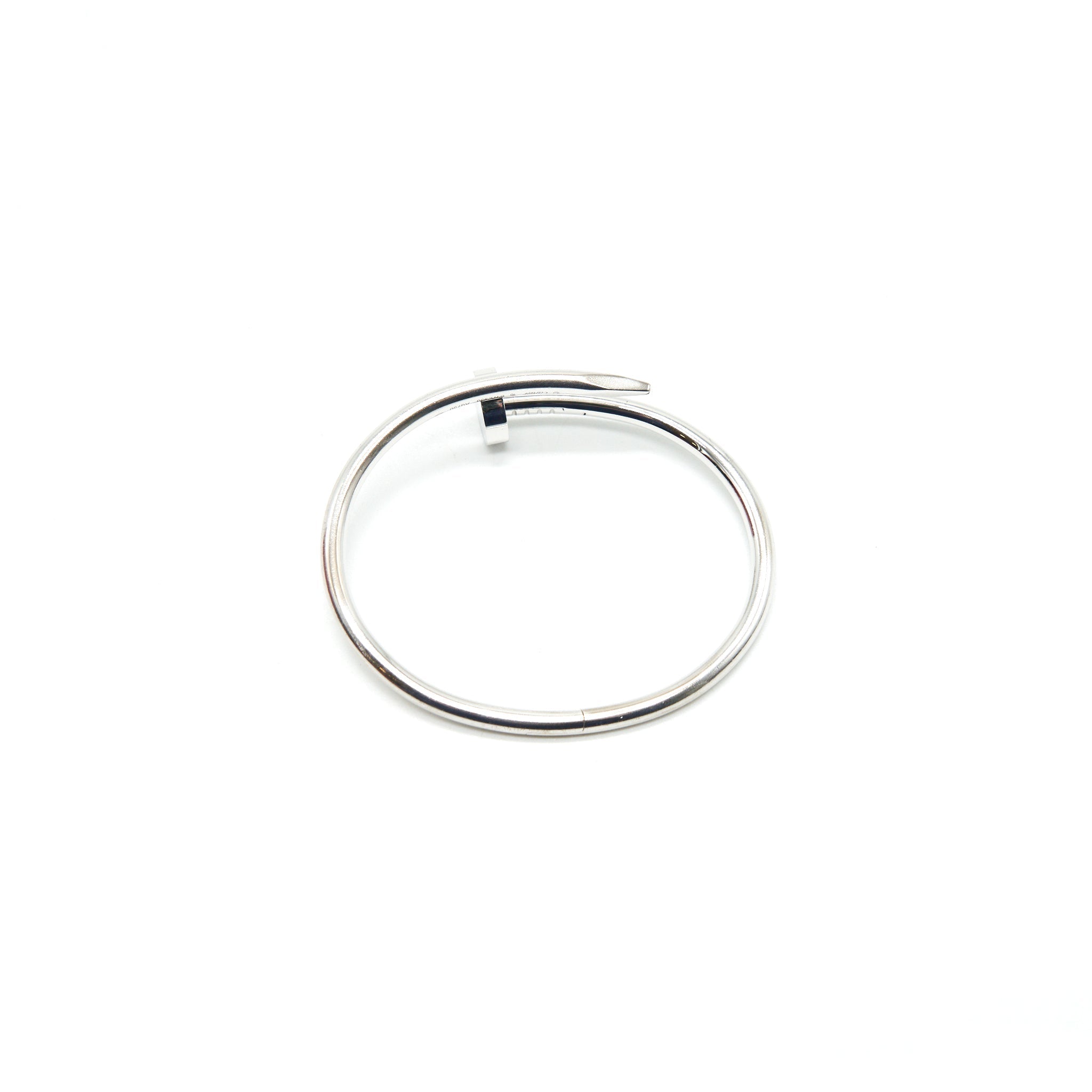 CARTIER JUSTE UN CLOU BRACELET WHITE GOLD