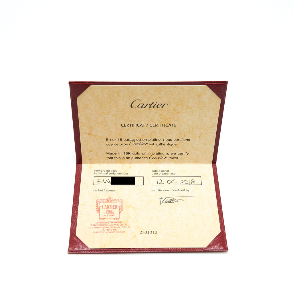 CARTIER JUSTE UN CLOU BRACELET WHITE GOLD