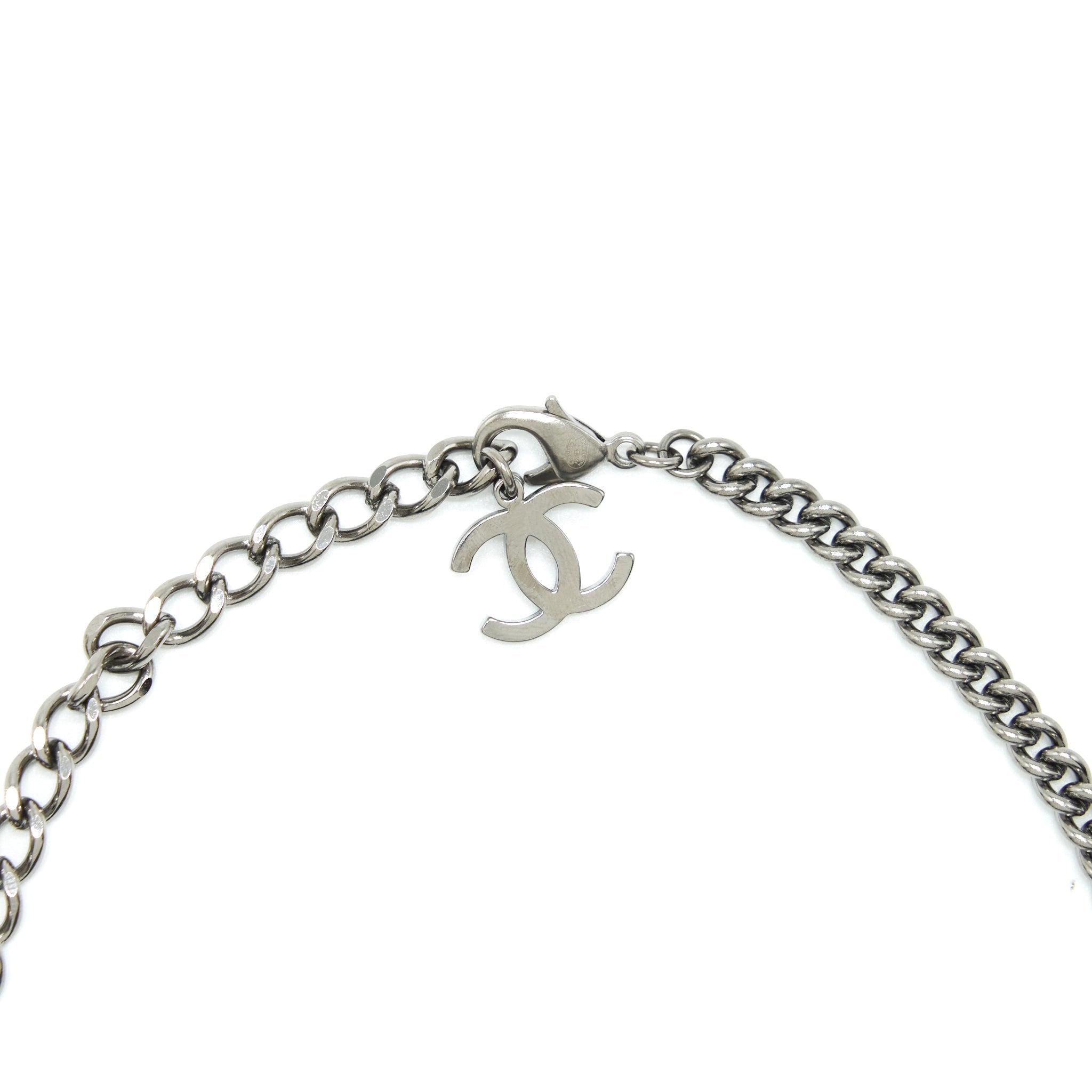 CHANEL CHOKER WITH CRYSTAL CHARMS