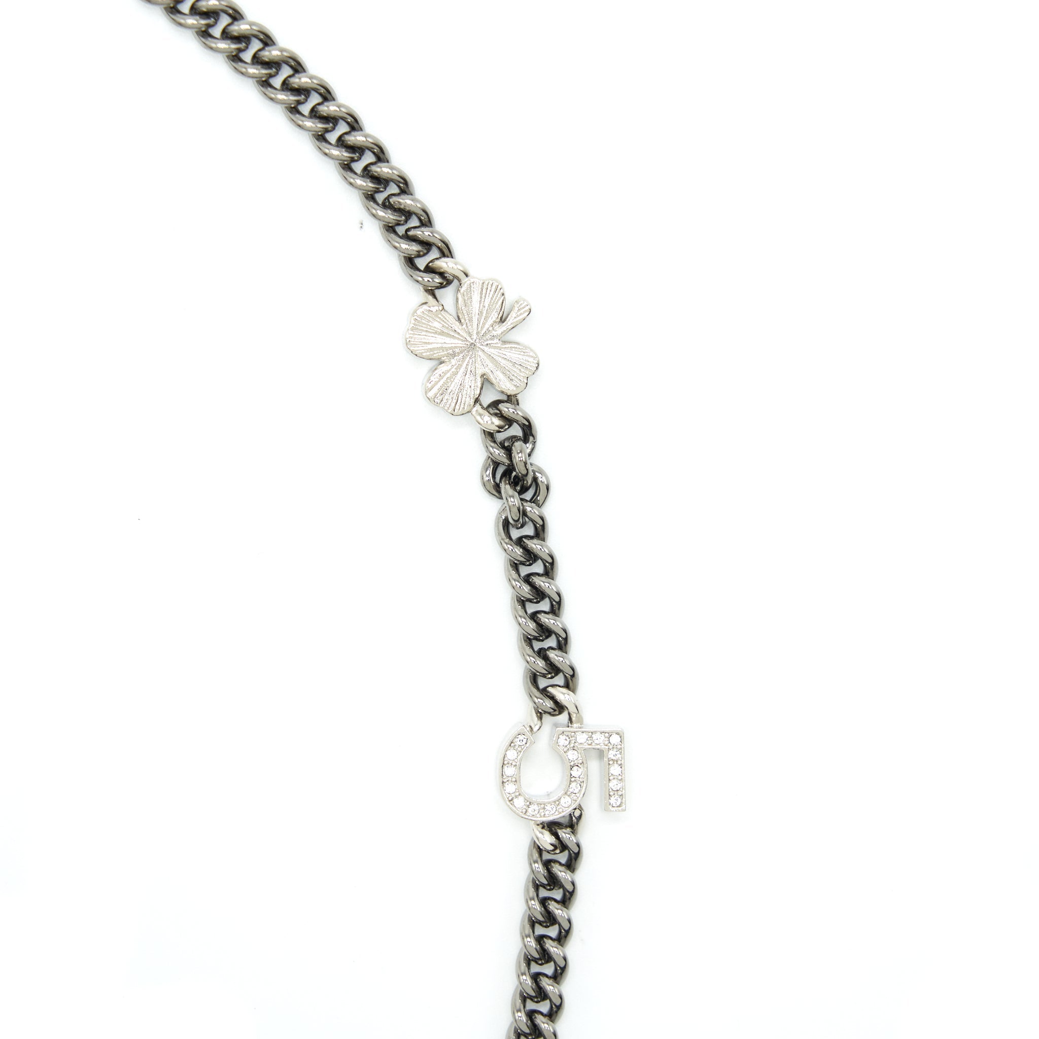 CHANEL CHOKER WITH CRYSTAL CHARMS
