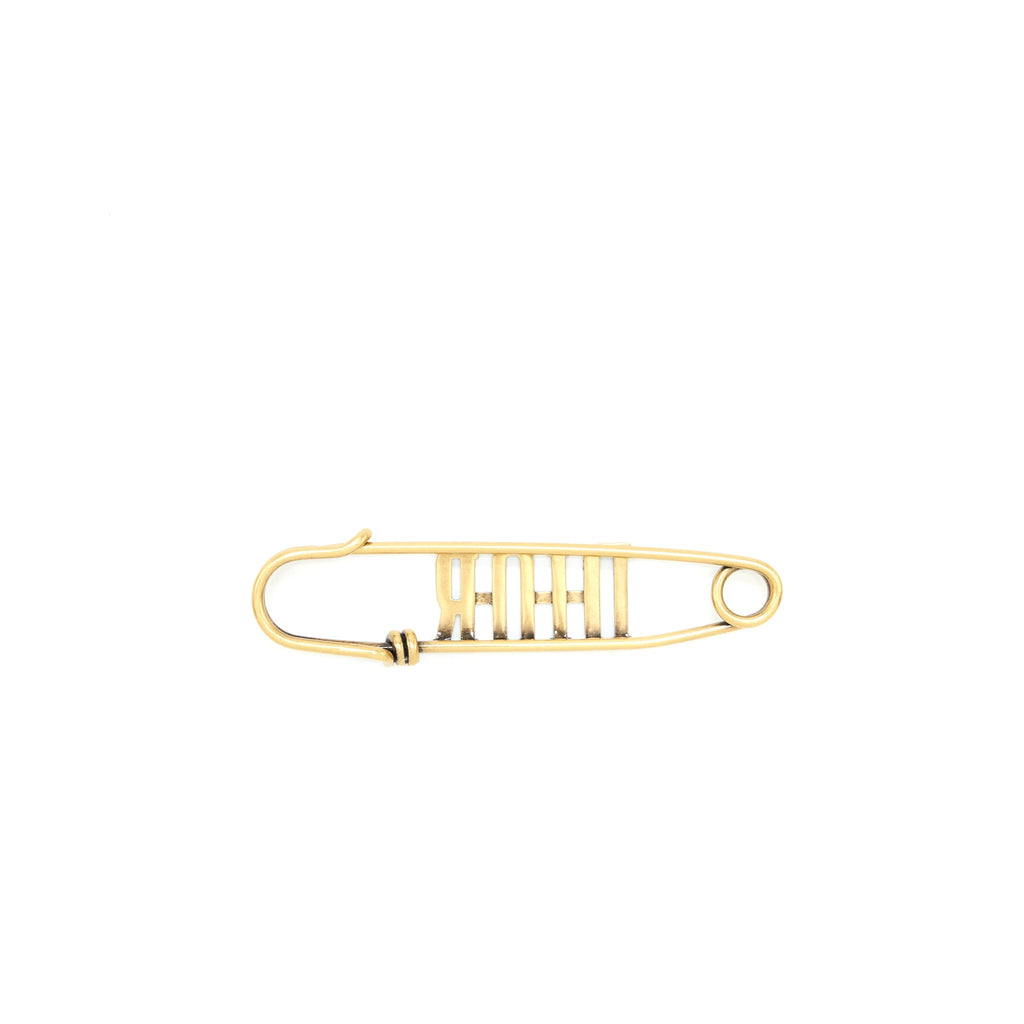 DIOR JADIOR BROOCH BRUSH GHW