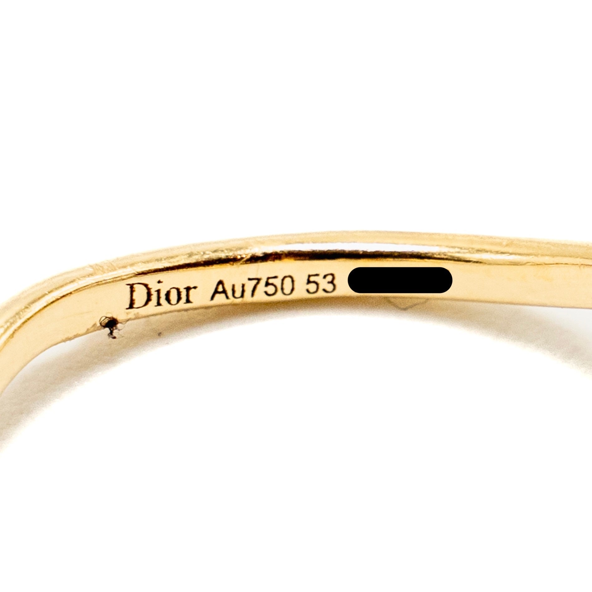 DIOR DIORAMOUR RING YELLOW GOLD, DIAMOND