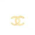 CHANEL CC LOGO WITH LETTER BROOCH LGHW