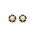 CHANEL ROUND PEARL EARRINGS LGHW