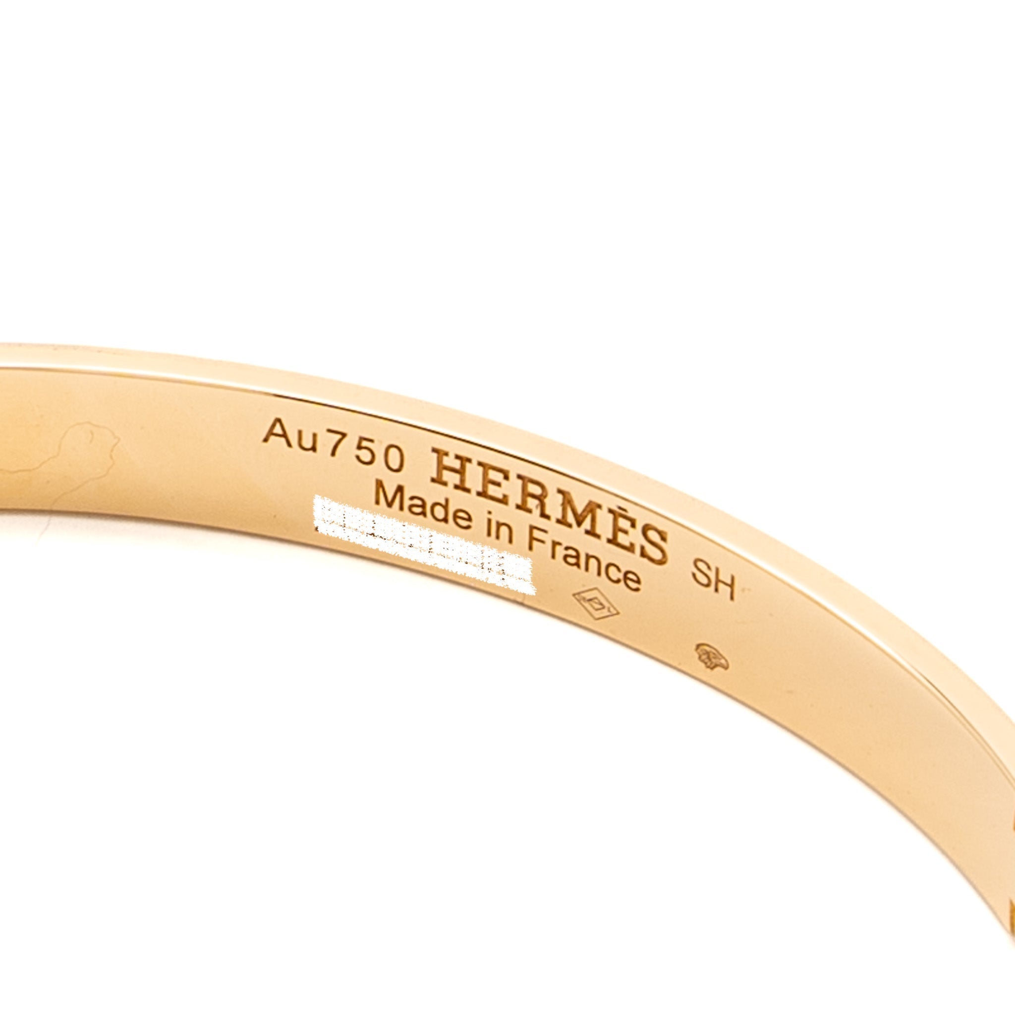 HERMES H D’ANCRE BRACELET ROSE GOLD/DIAMONDS