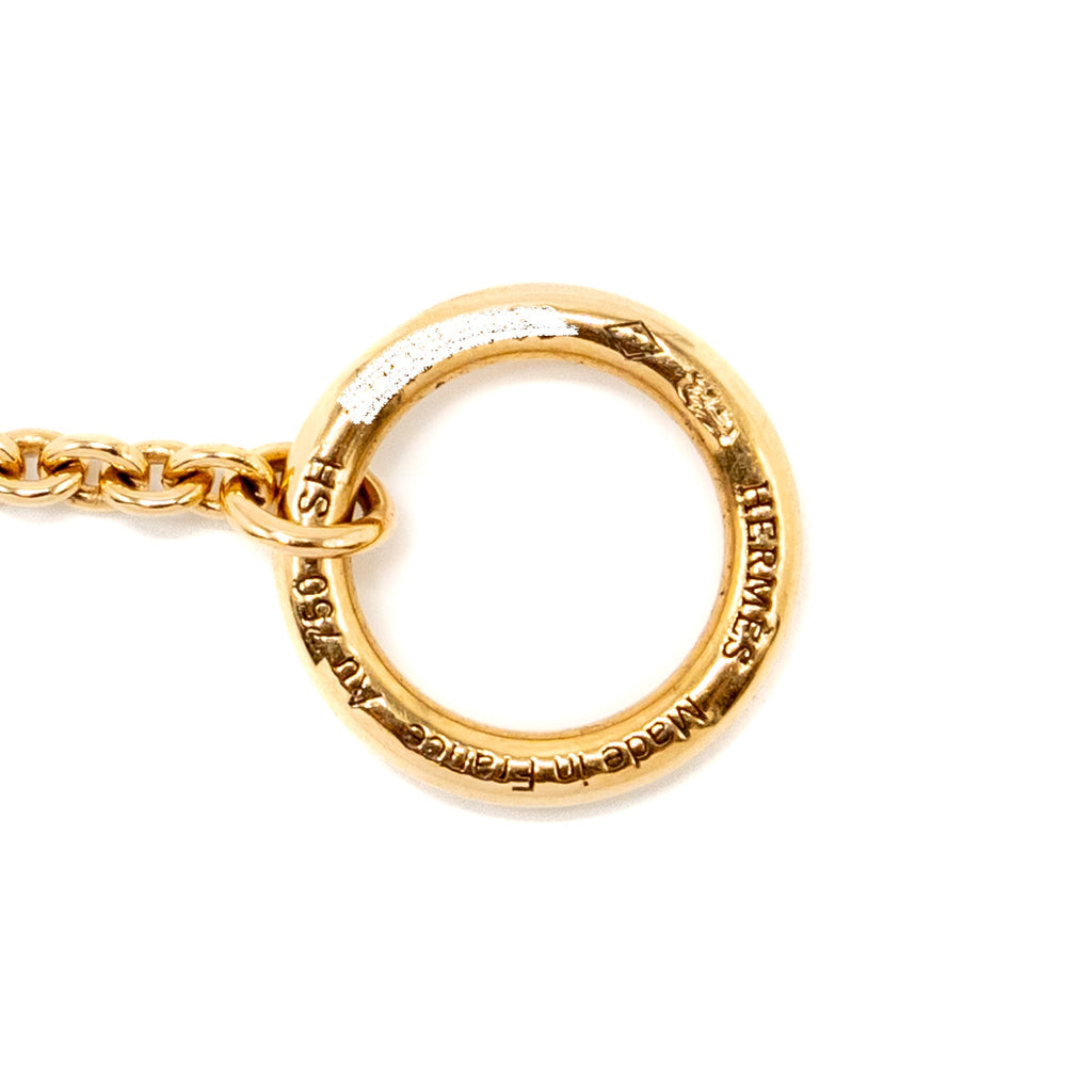HERMES CHAINE D’ANCRE PUNK BRACELET YELLOW GOLD