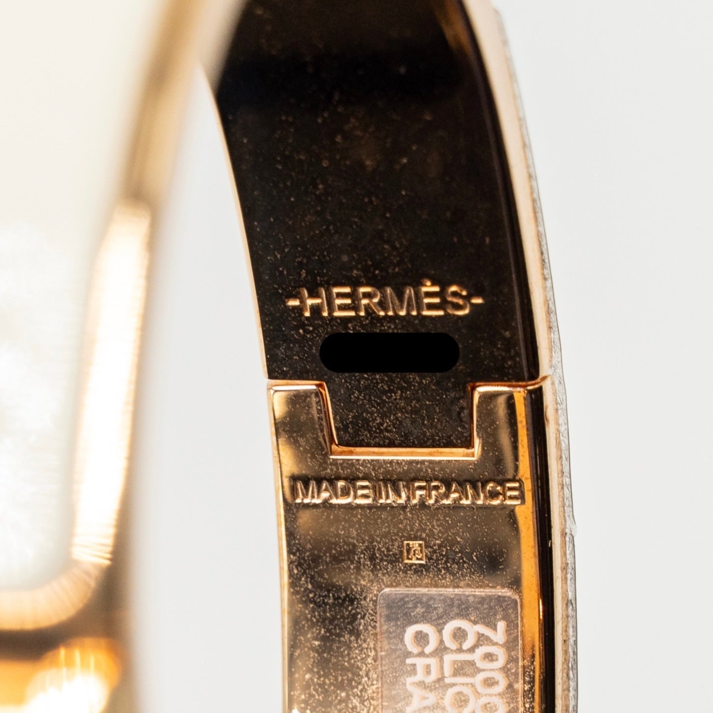 HERMES CLIC H BRACELET CRAIE RGHW