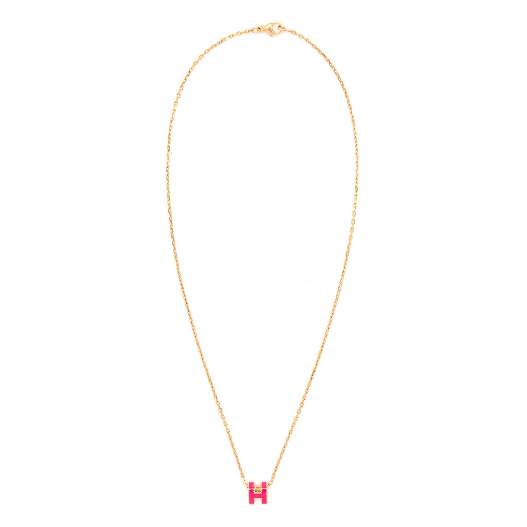 HERMES MINI POP H PENDANT ROSE EXTREME RGHW