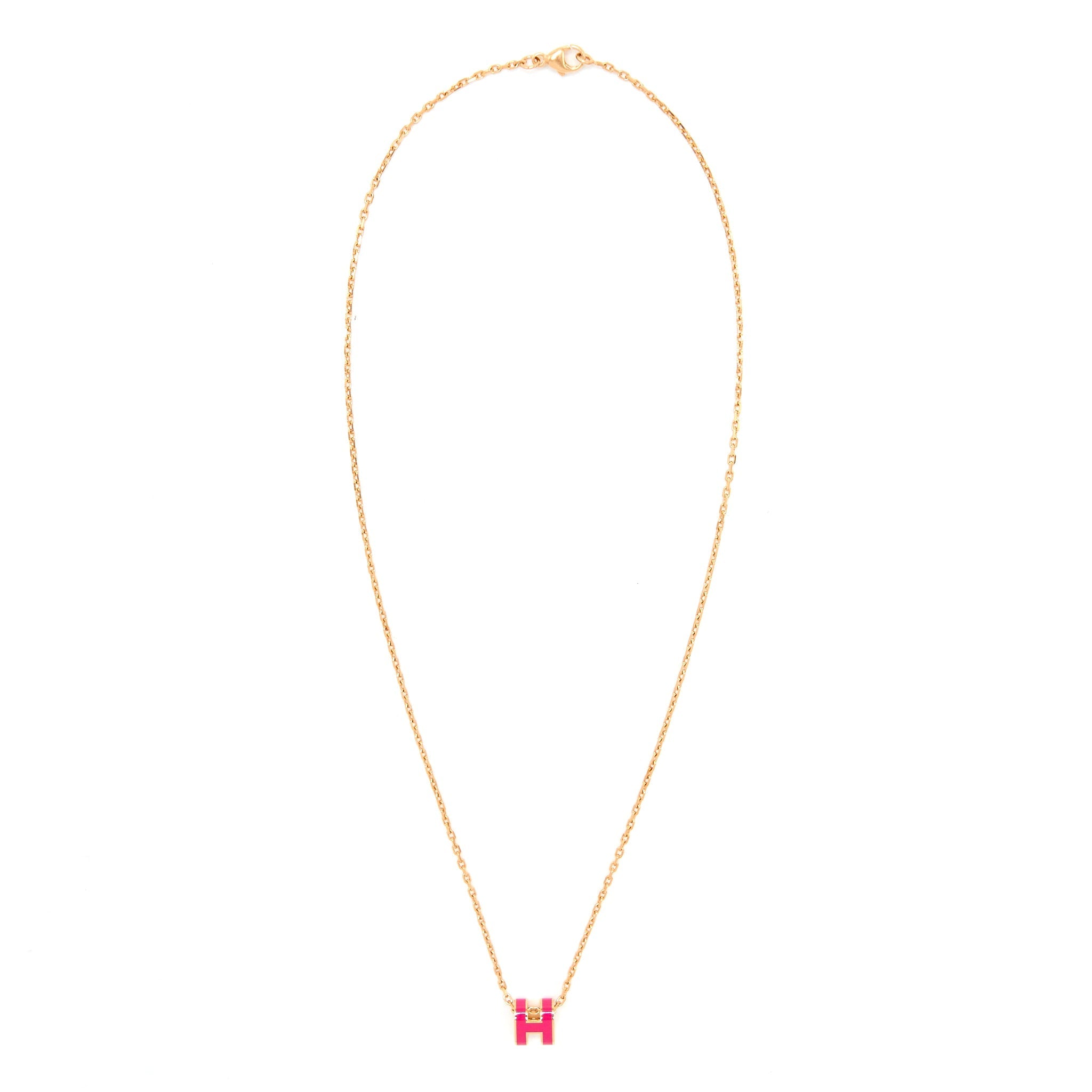 HERMES MINI POP H PENDANT ROSE EXTREME RGHW