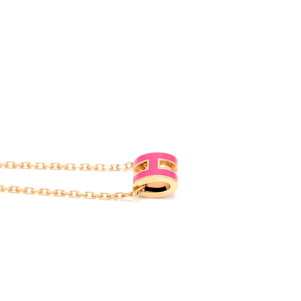 HERMES MINI POP H PENDANT ROSE EXTREME RGHW