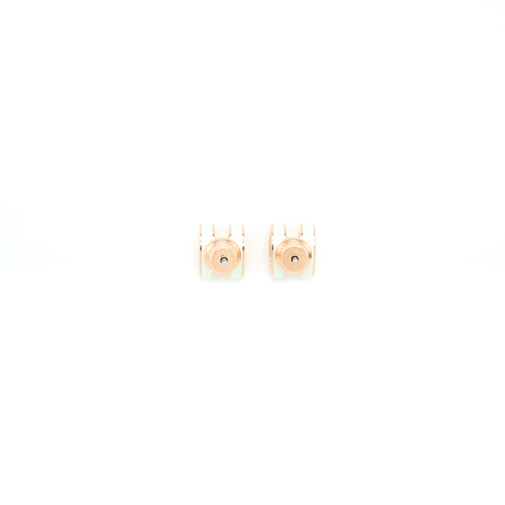 HERMES MINI POP H EARRING VERT FIZZ RGHW