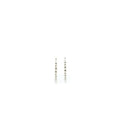 CHANEL 2022 COSTUME CASUAL STYLE EARRING BLACK / WHITE