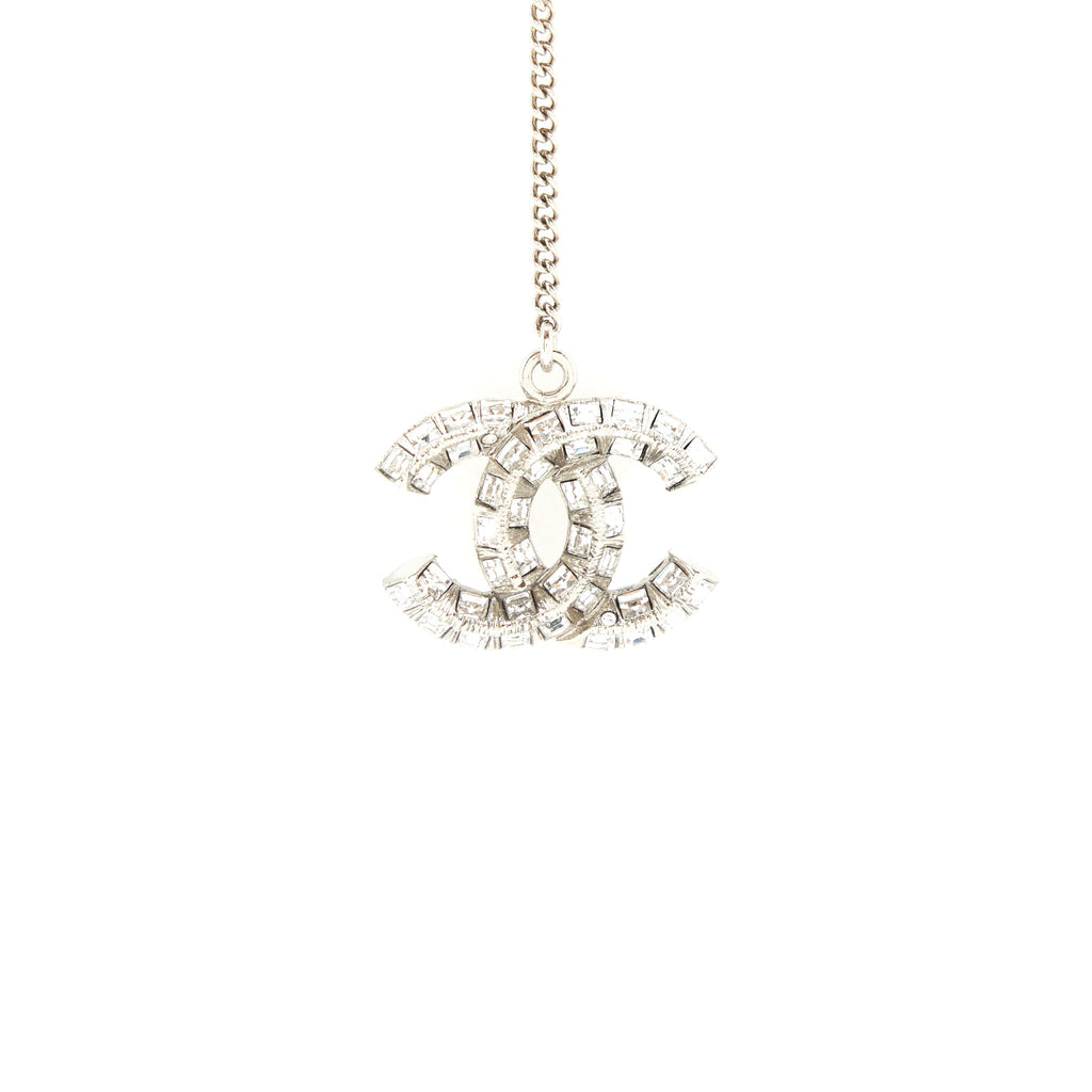 CHANEL CRYSTAL DROP EARRINGS SHW