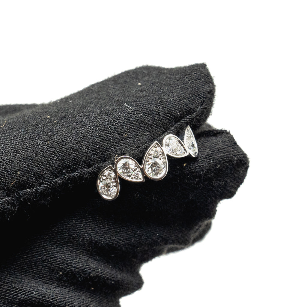 CHAUMET JOSEPHINE RONDE D’AIGRETTES RING WHITE GOLD WITH DIAMONDS