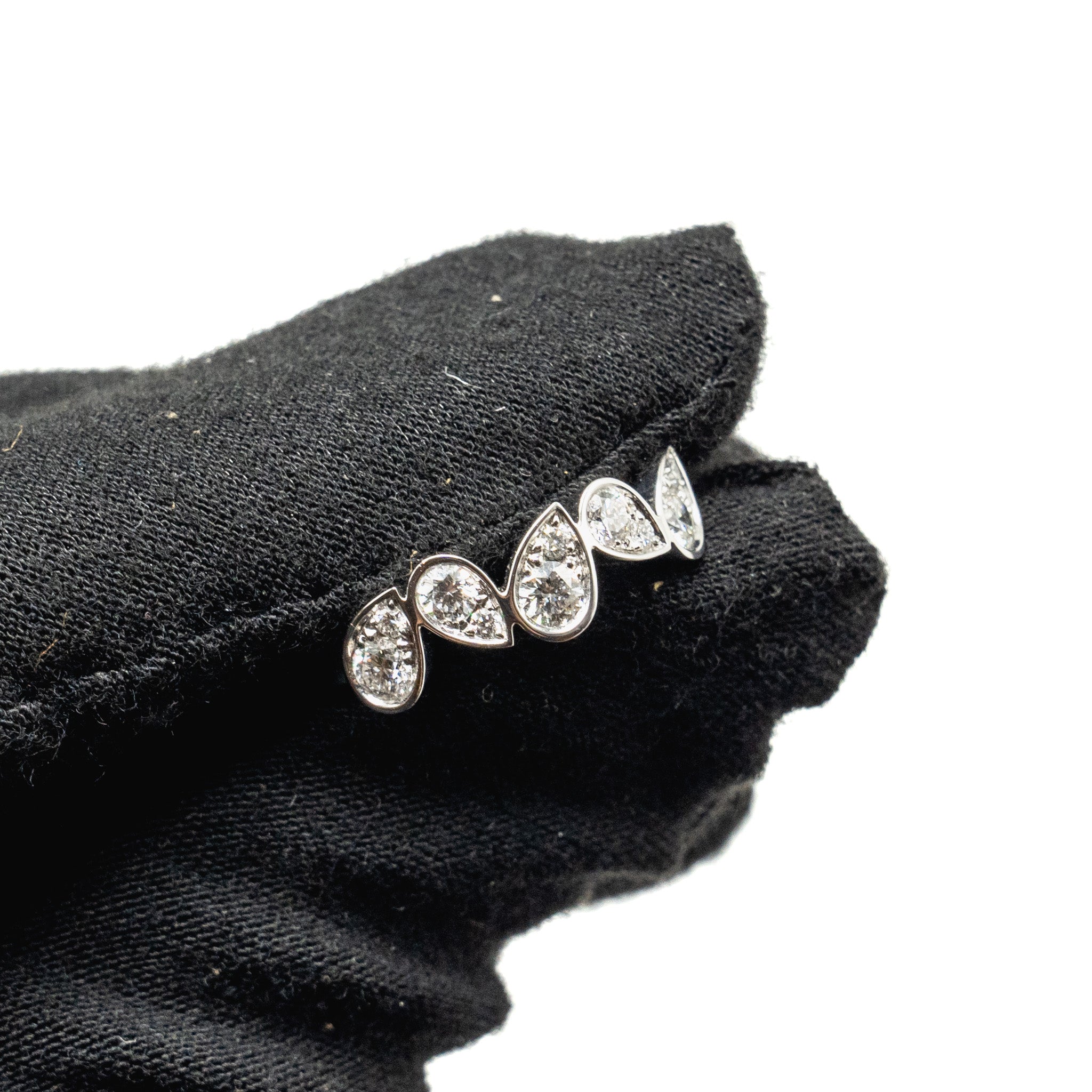 CHAUMET JOSEPHINE RONDE D’AIGRETTES RING WHITE GOLD WITH DIAMONDS