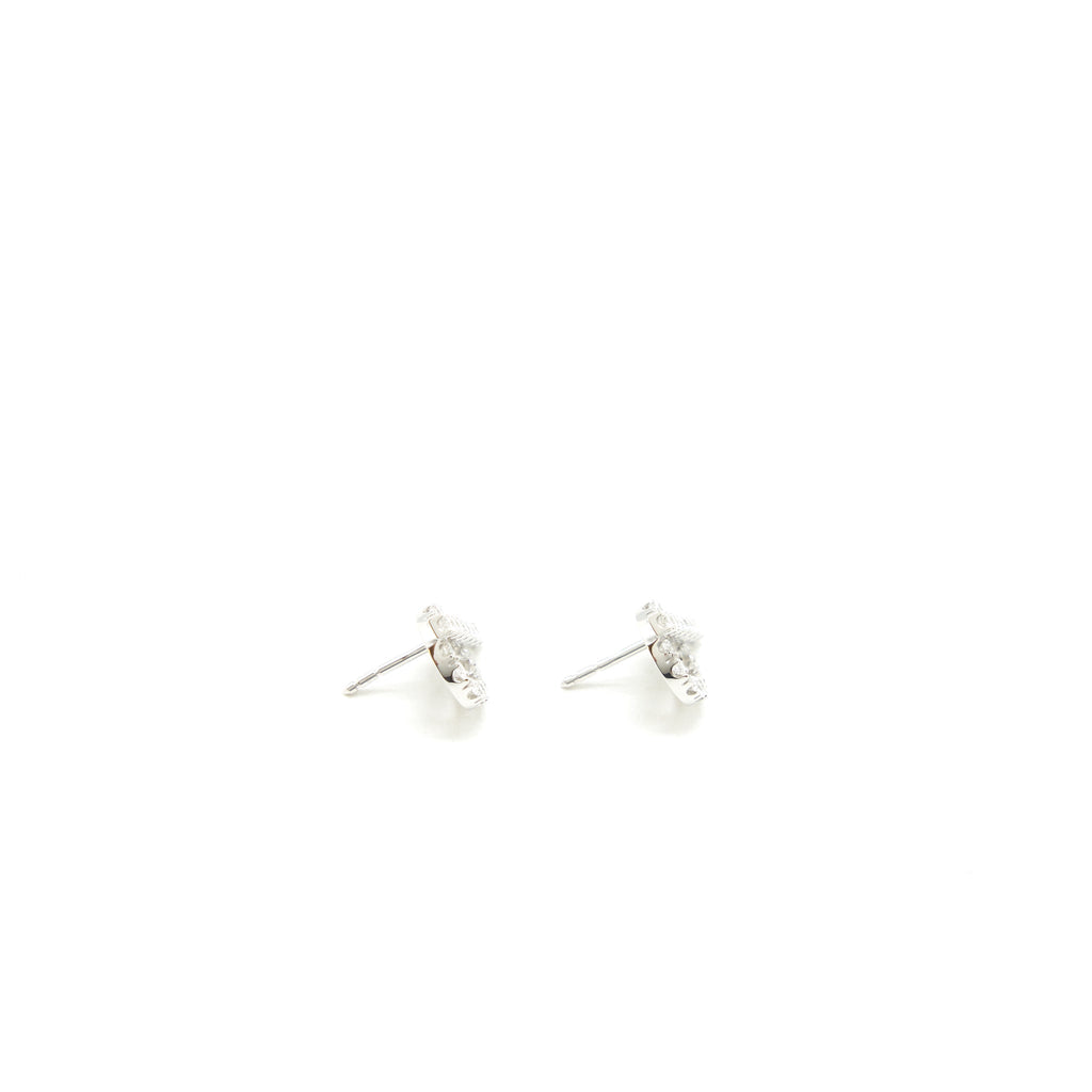 HERMES FINESSE EARRINGS WHITE GOLD WITH DIAMONDS