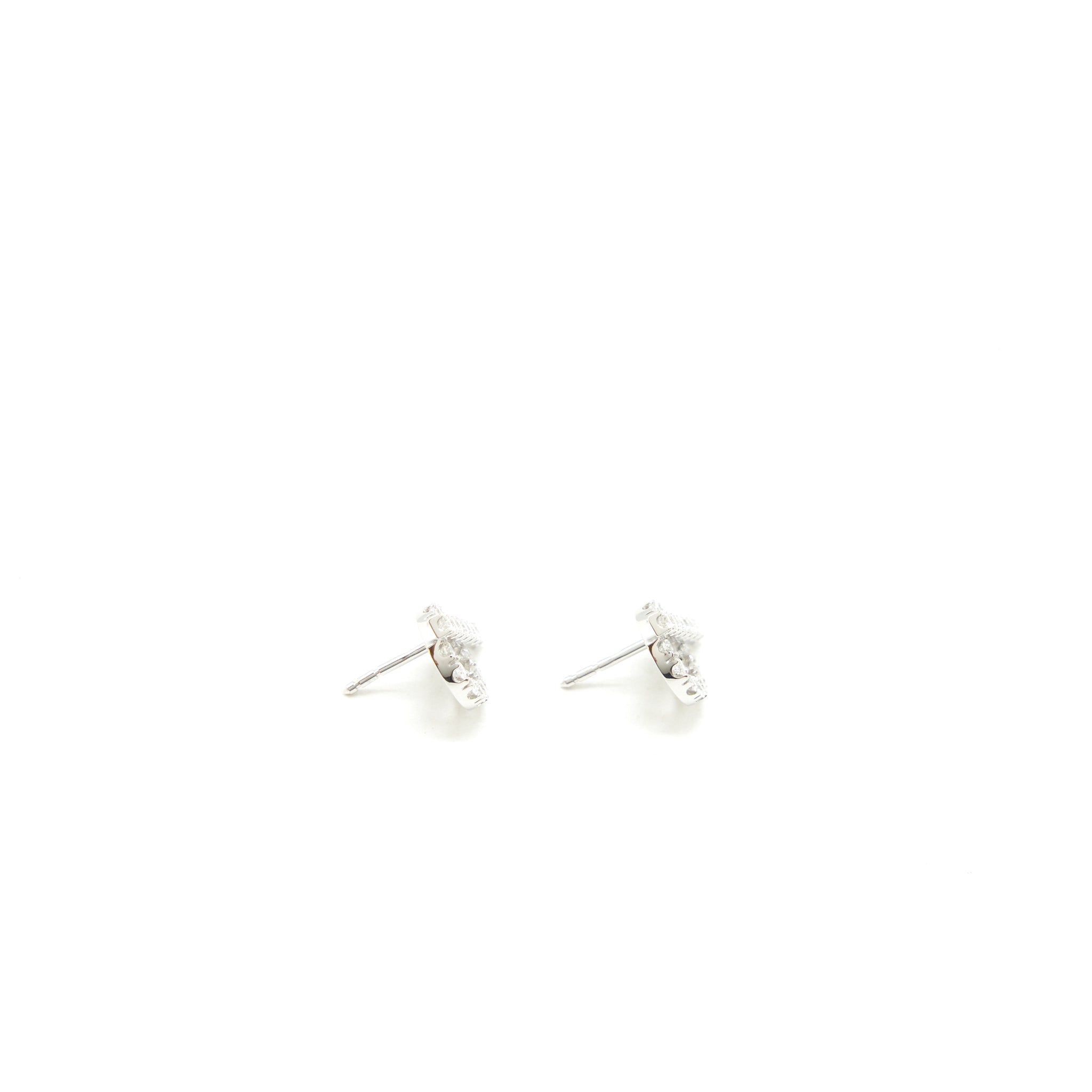HERMES FINESSE EARRINGS WHITE GOLD WITH DIAMONDS