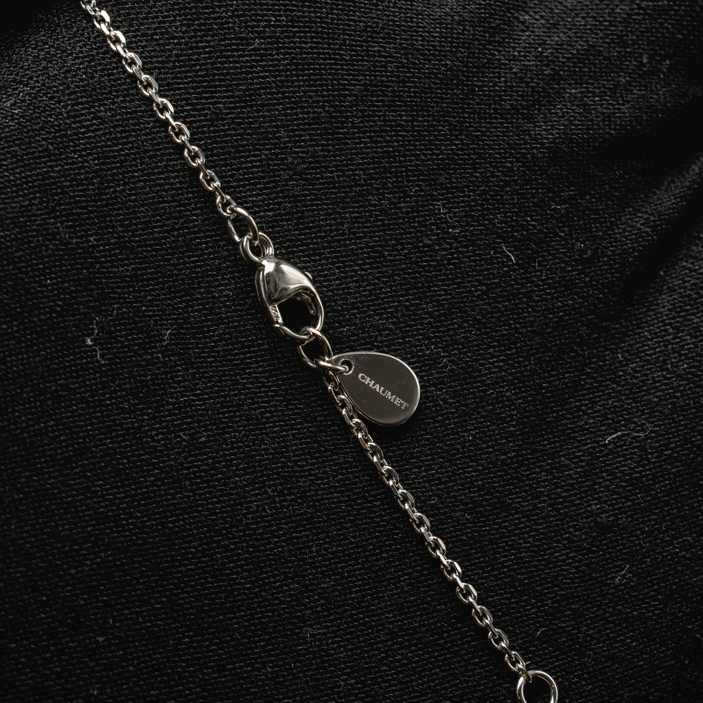 CHAUMET JOSEPHINE RONDE D’AIGRETTES NECKLACE WHITE GOLD WITH DIAMONDS