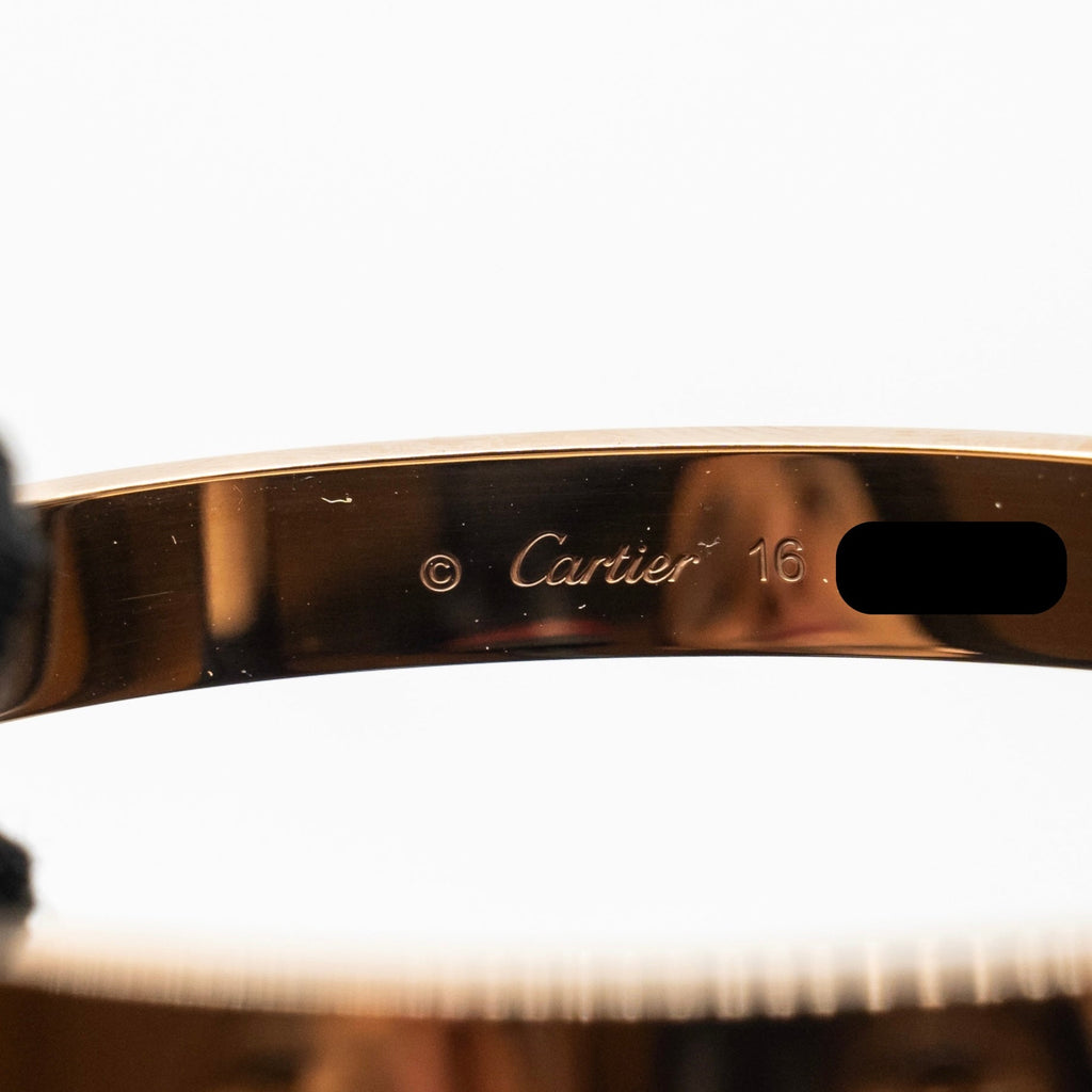 CARTIER LOVE BRACELET, SINGLE-SCREW CLOSURE, CLASSIC MODEL ROSE GOLD