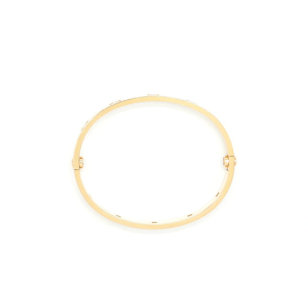 CARTIER LOVE BRACELET ROSE GOLD WITH DIAMONDS