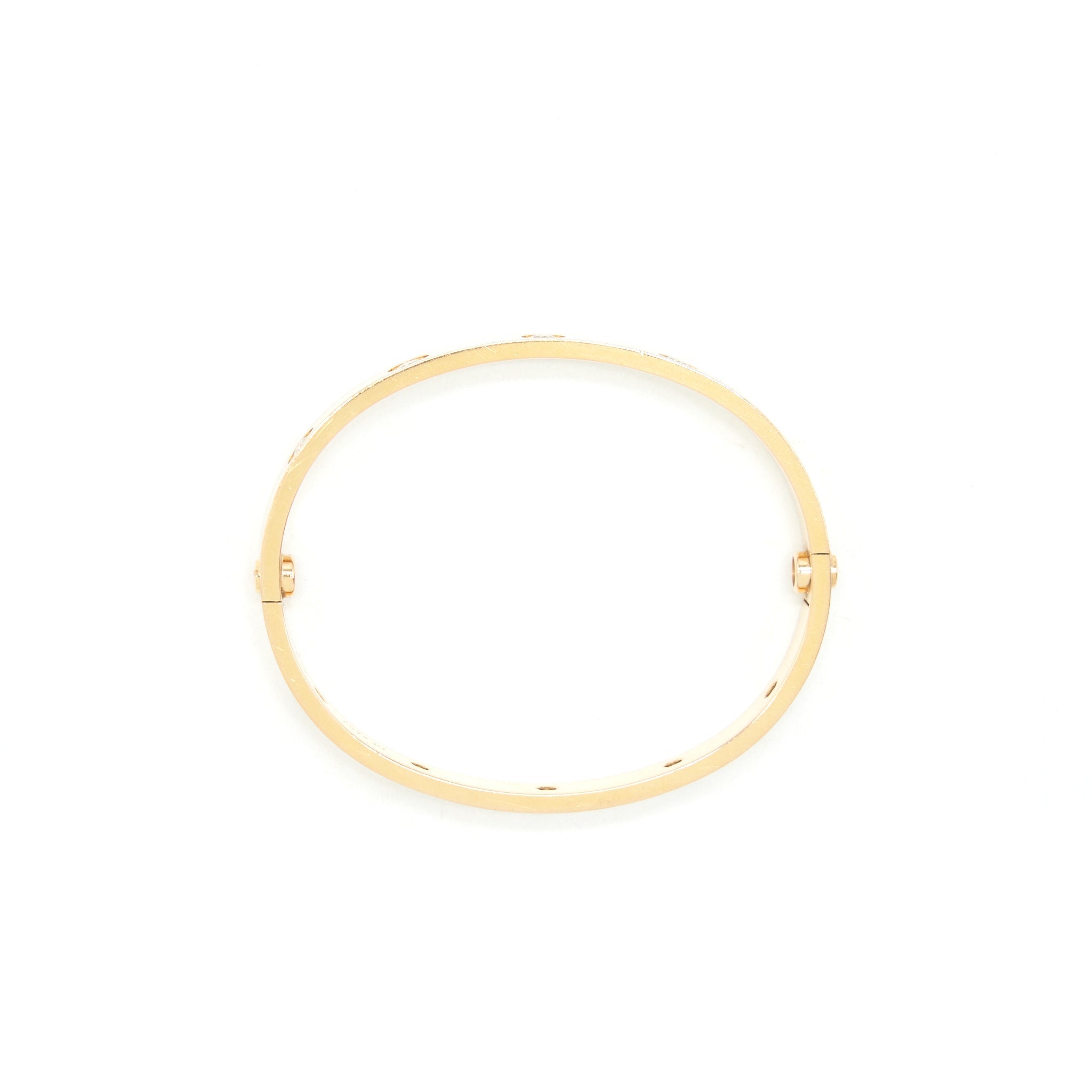 CARTIER LOVE BRACELET ROSE GOLD WITH DIAMONDS