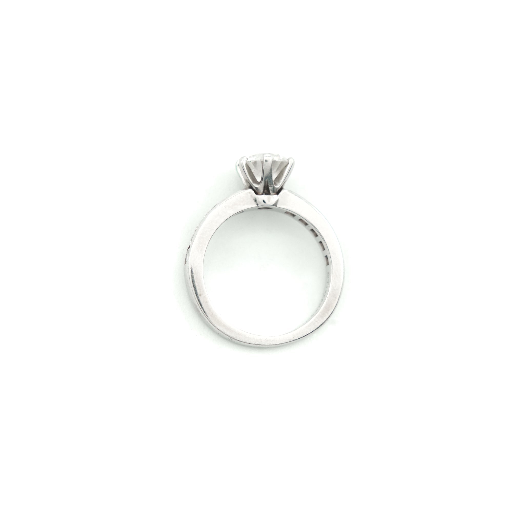 TIFFANY DIAMOND RING 0.95CT D COLOR VVS2