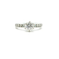 TIFFANY DIAMOND RING 0.95CT D COLOR VVS2