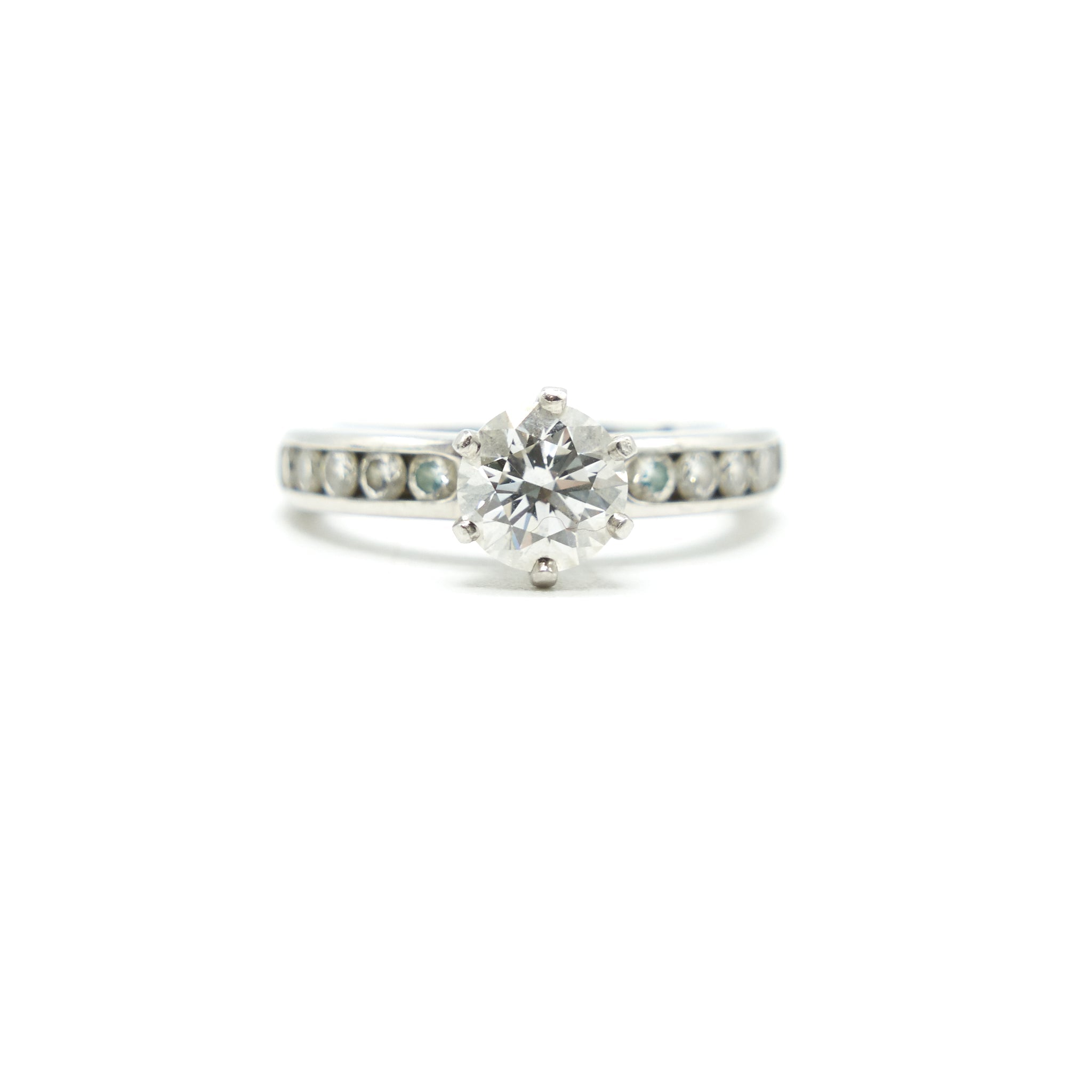 TIFFANY DIAMOND RING 0.95CT D COLOR VVS2