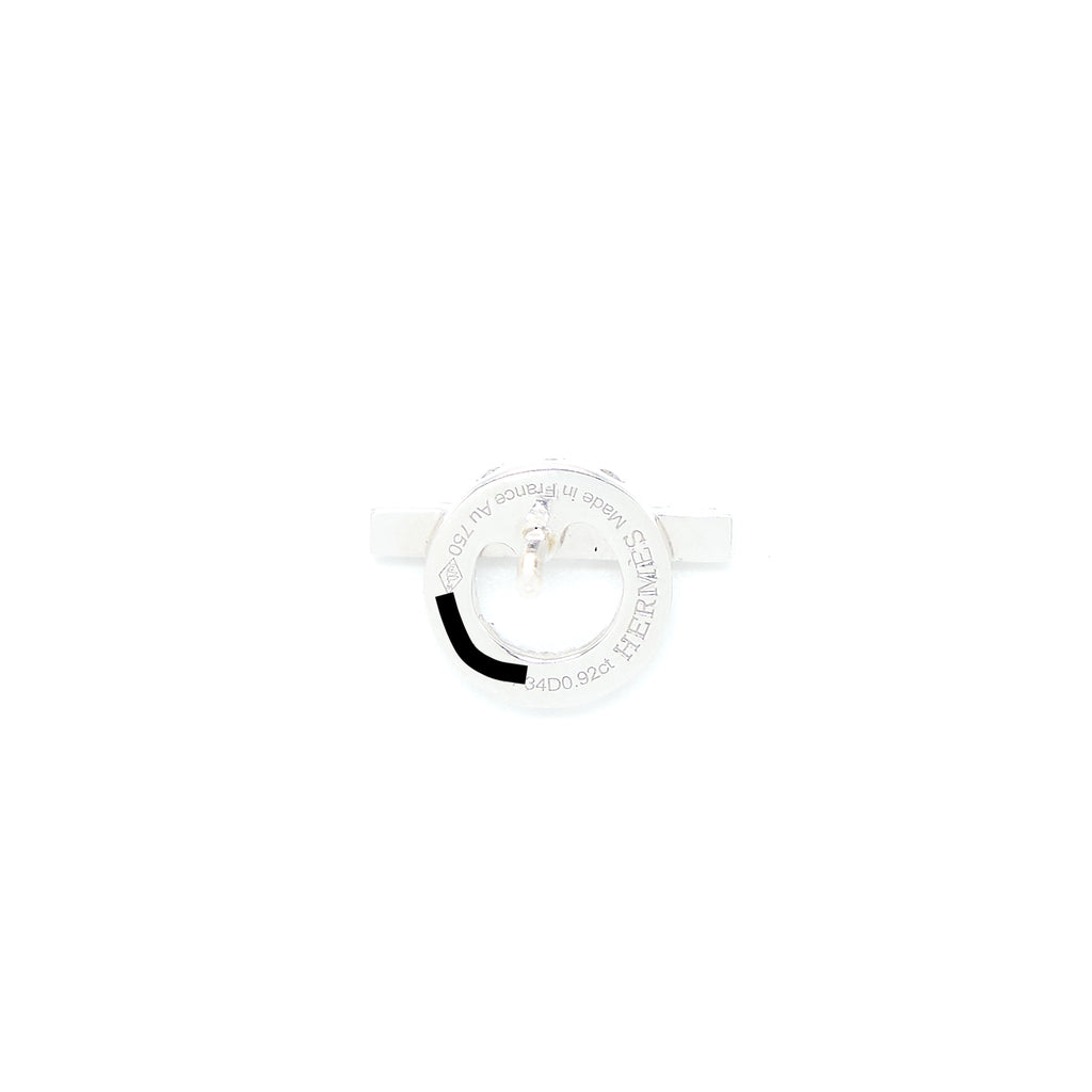 HERMES FINESSE EARRINGS WHITE GOLD / DIAMONDS