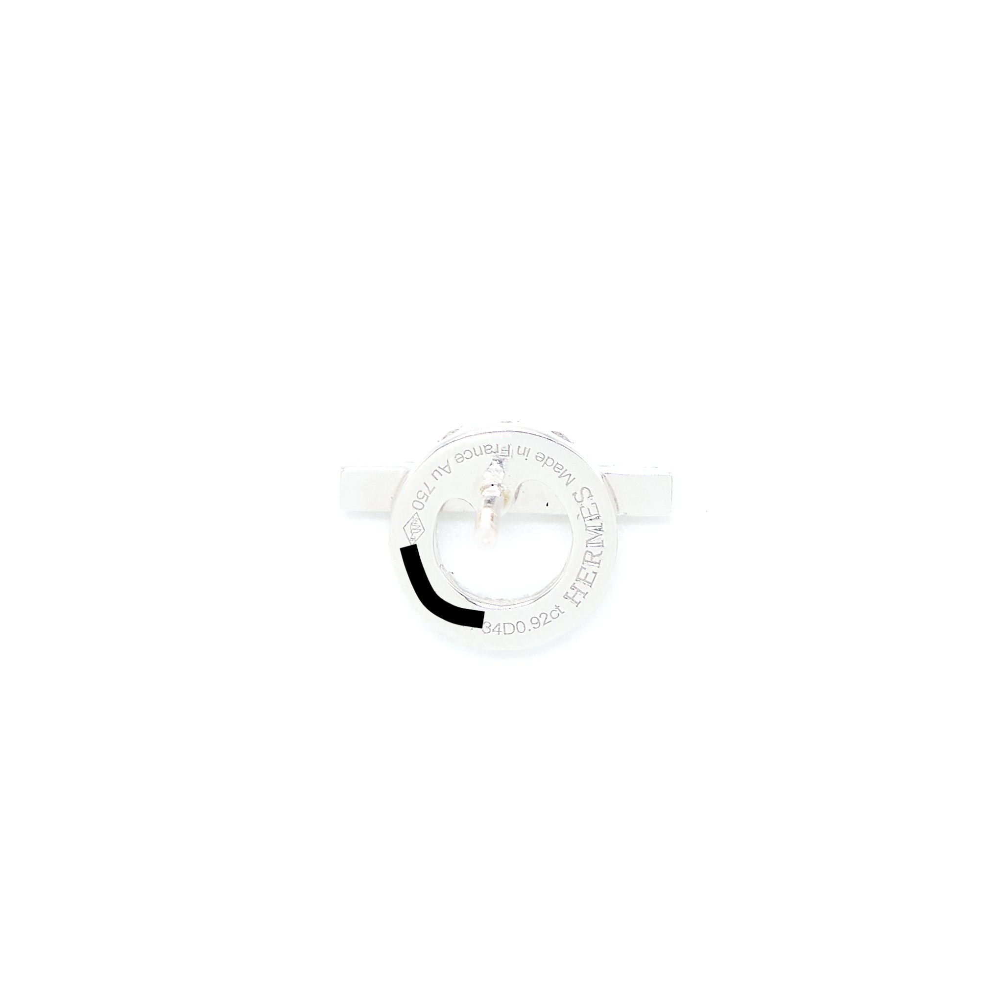 HERMES FINESSE EARRINGS WHITE GOLD / DIAMONDS