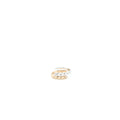 CHANEL COCO CRUSH TOILET MOI RING, SMALL VERSION 18K WHITE GOLD/BEIGE GOLD DIAMONDS