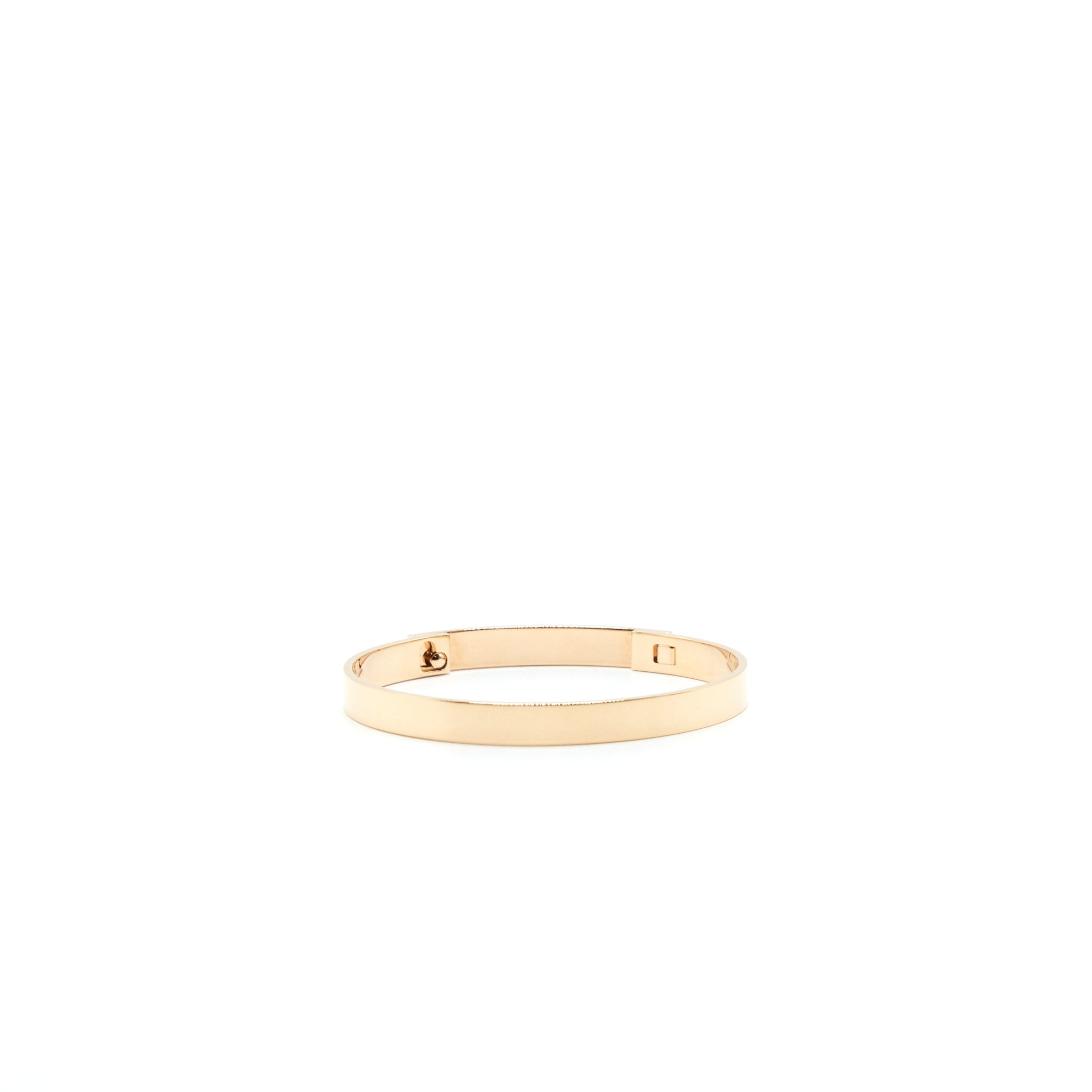 HERMES COLLIER DE CHIEN BRACELET, ROSEGOLD WITH DIAMOND