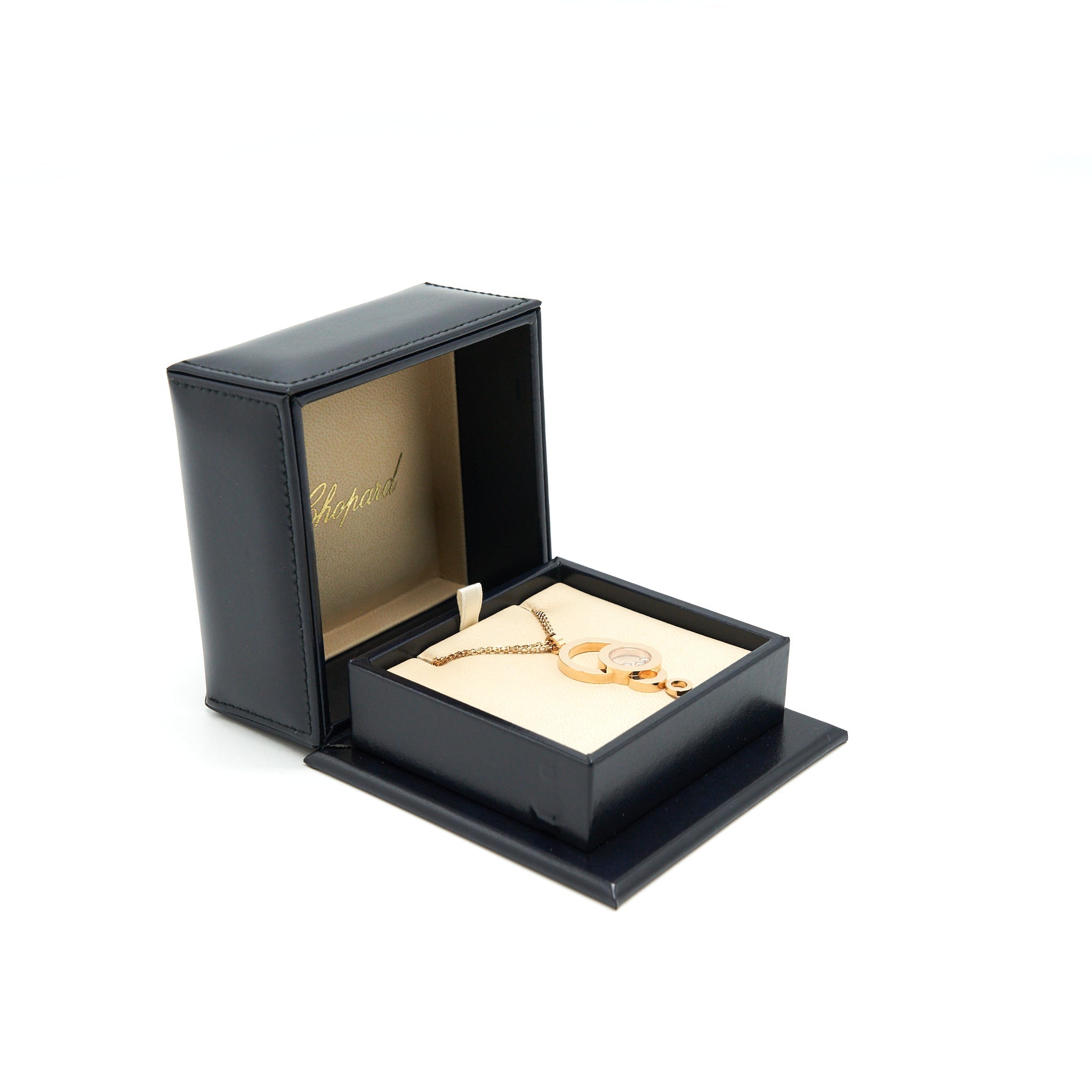 CHOPARD HAPPY DIAMONDS PENDANT IN ROSE GOLD