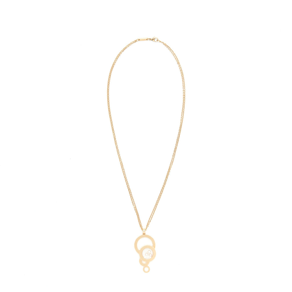 CHOPARD HAPPY DIAMONDS PENDANT IN ROSE GOLD