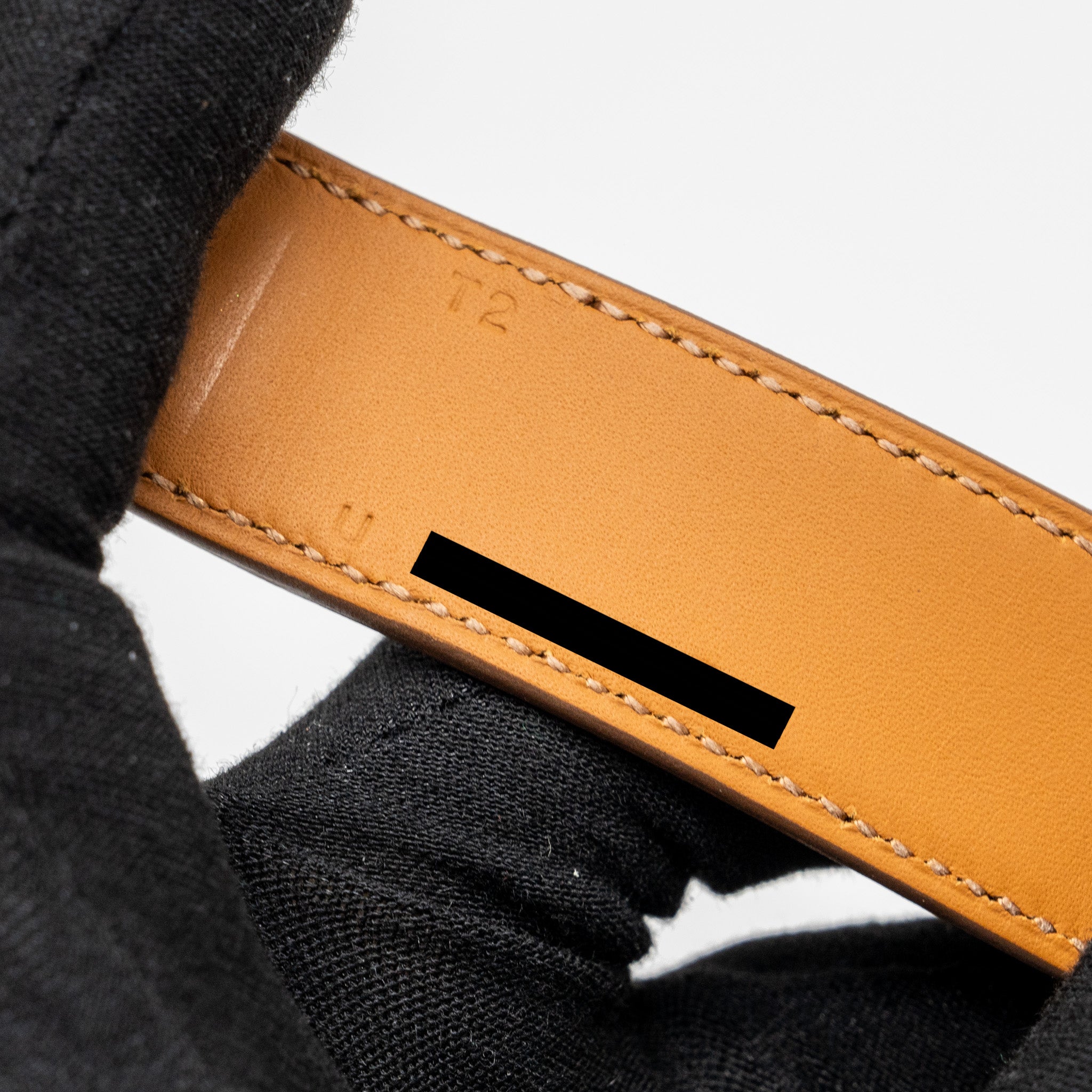 HERMES SIZE T2 COLLIER DE CHIEN 24 BRACELET SWIFT NATA RGHW STAMP U