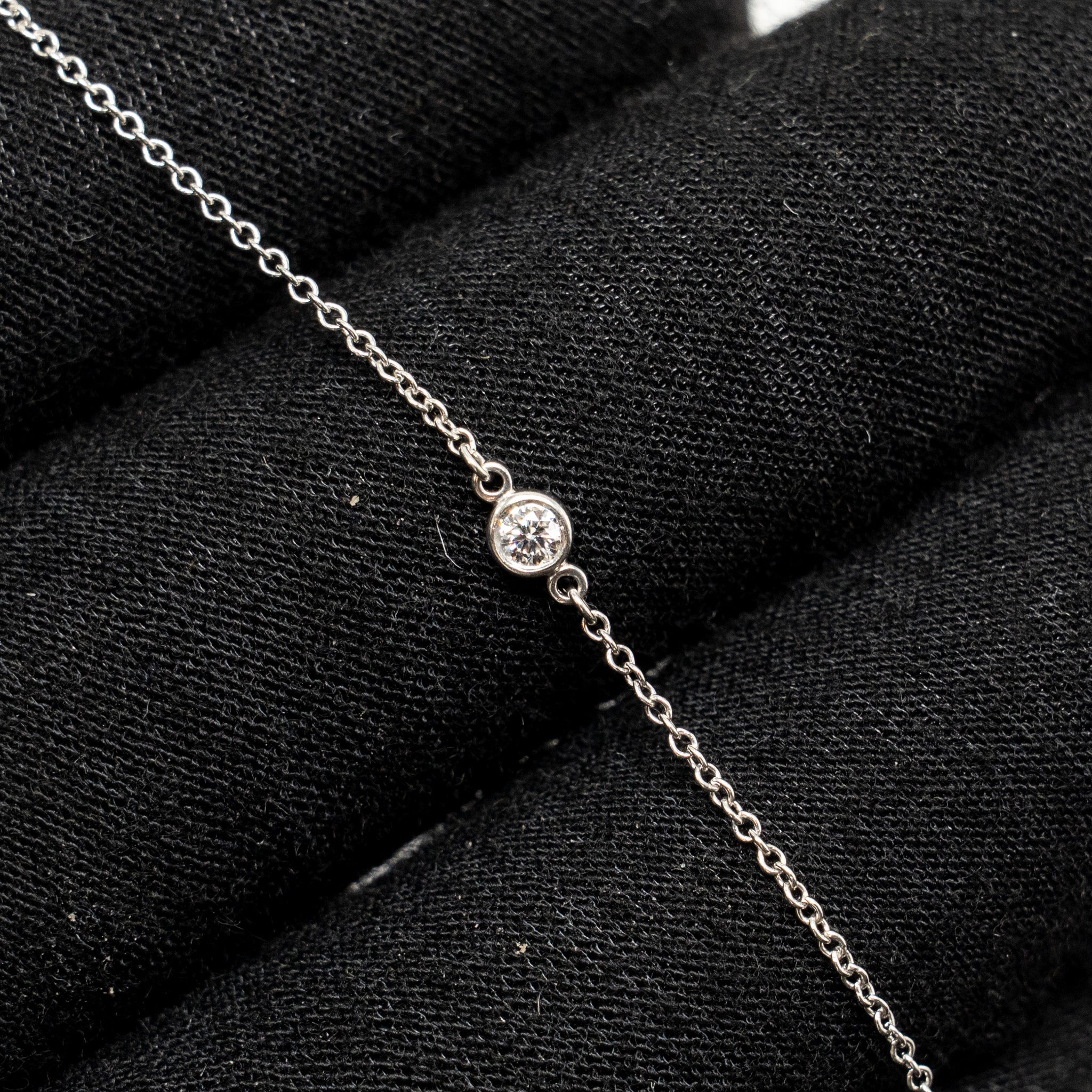 TIFFANY DIAMONDS BY THE YARD BRACELET PLATINUM DIAMONDS